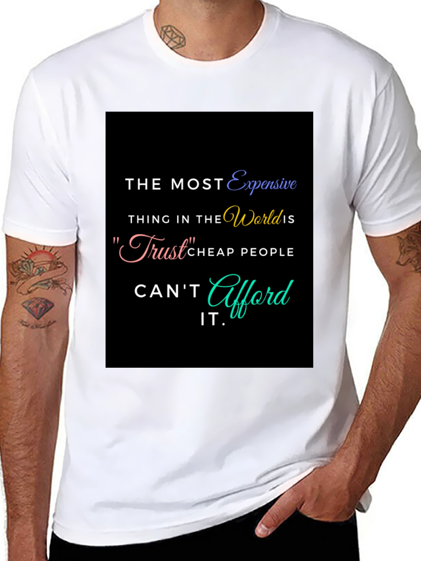 Trust Quote Graphic T-Shirt