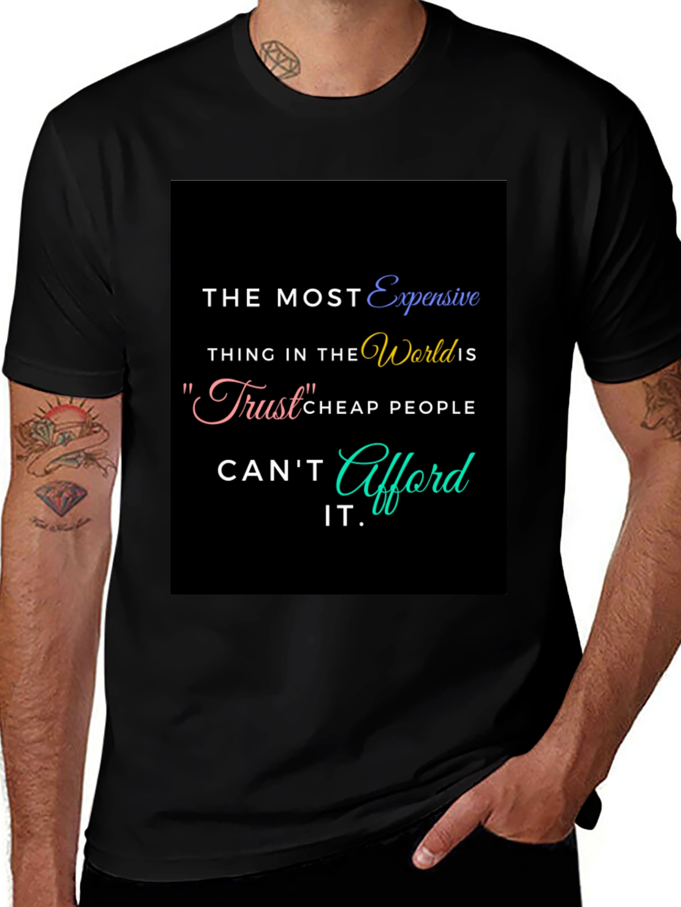 Trust Quote Graphic T-Shirt