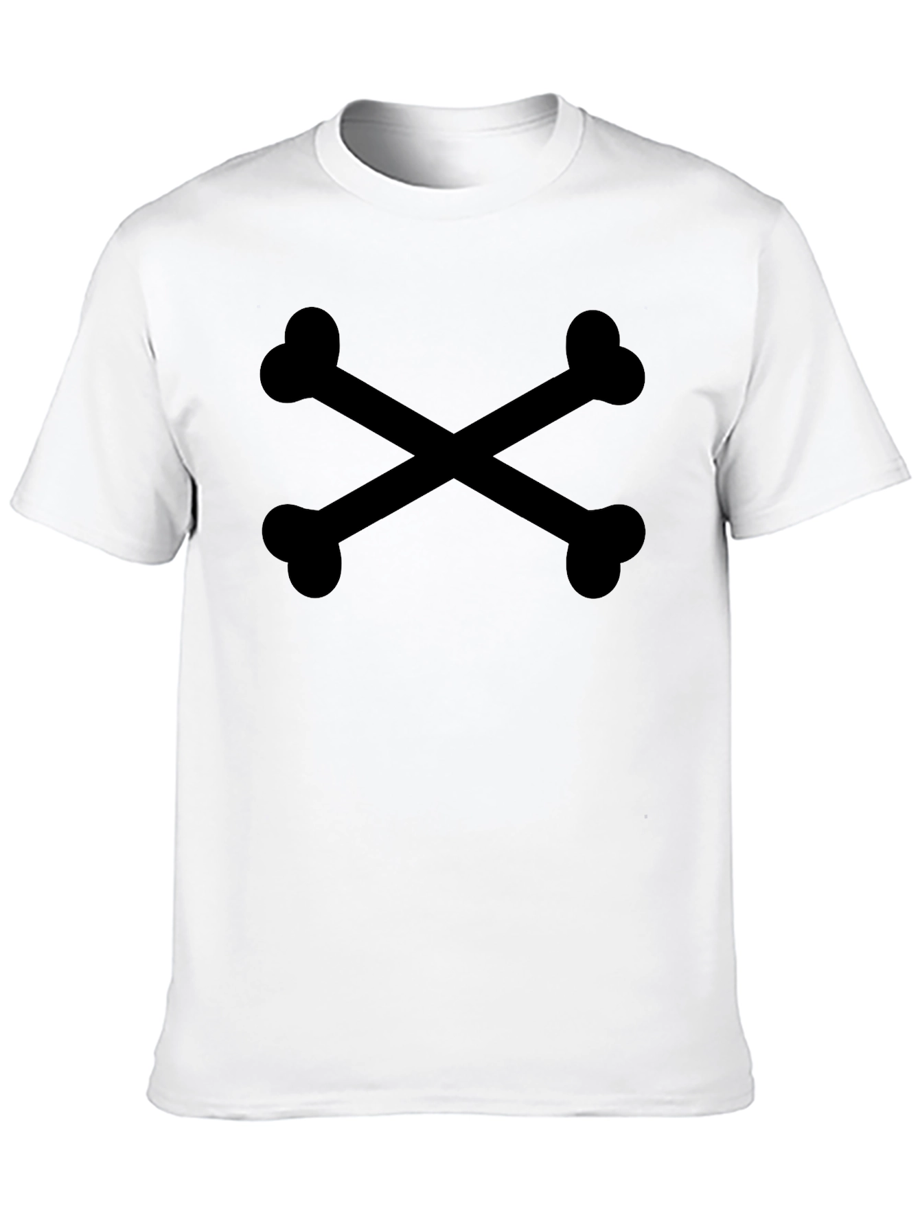 Crossbones Graphic Tee - Black Casual Shirt
