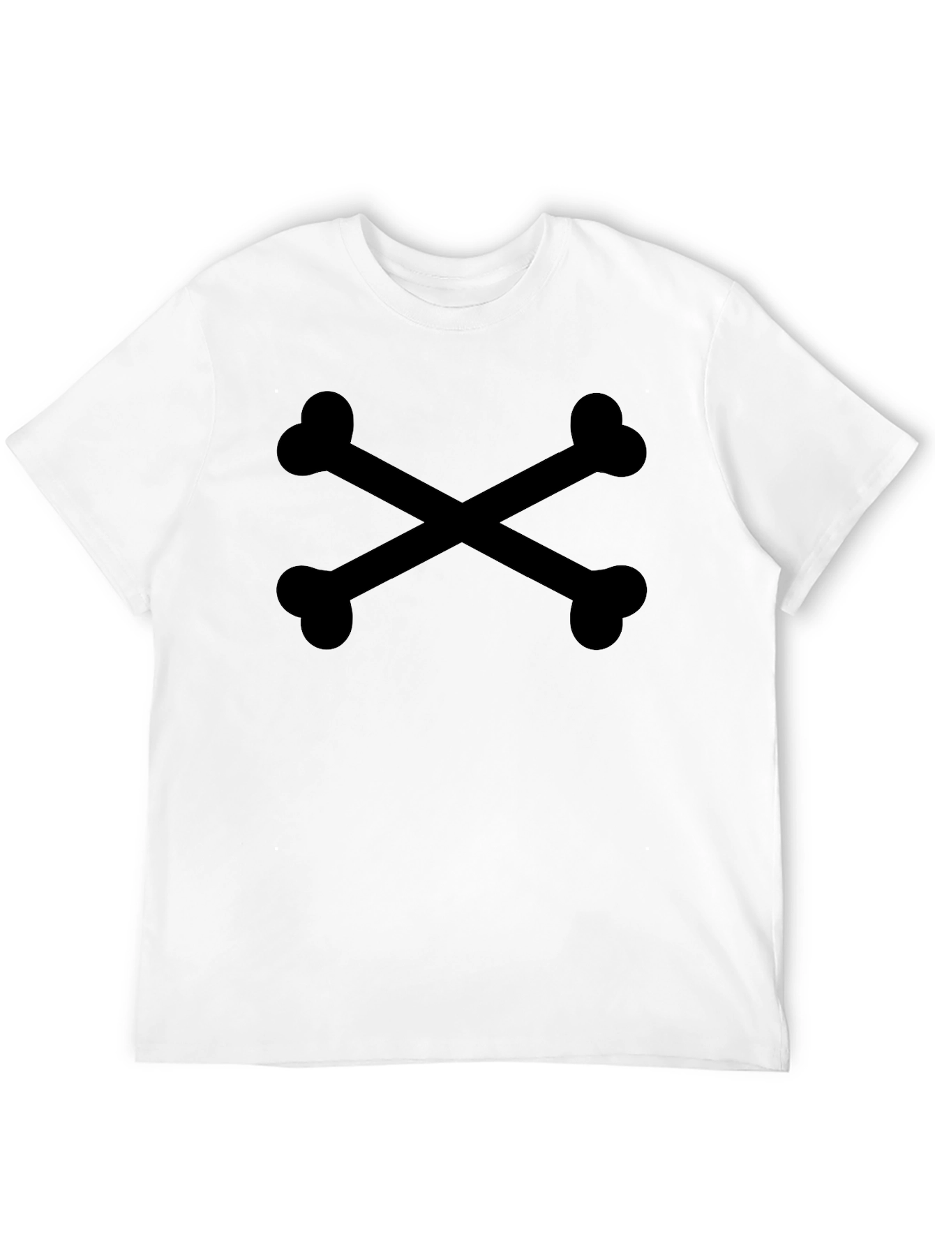 Crossbones Graphic Tee - Black Casual Shirt