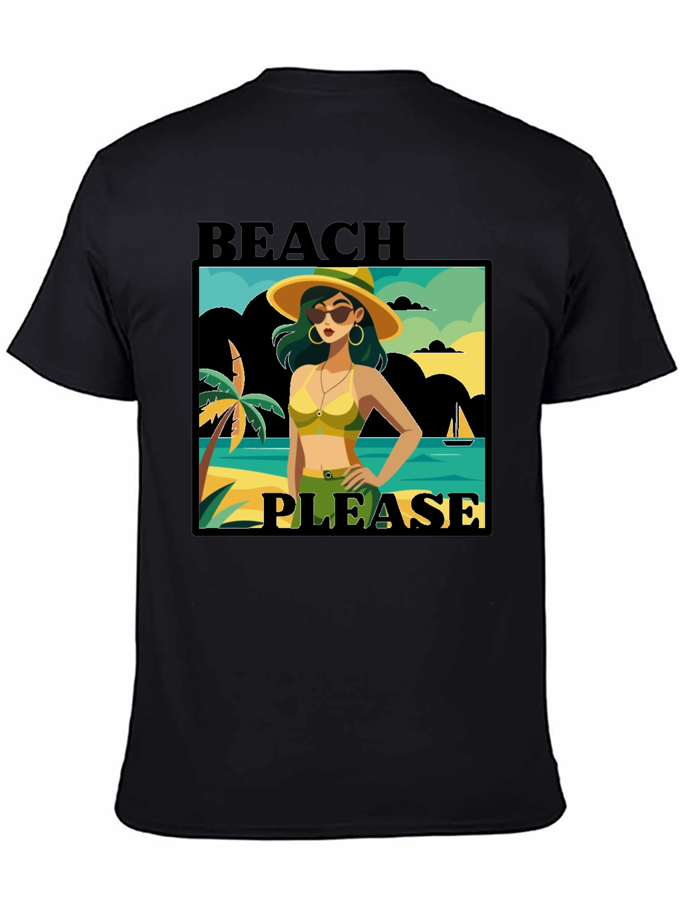 Beach Please T-Shirt - Vacation Vibes