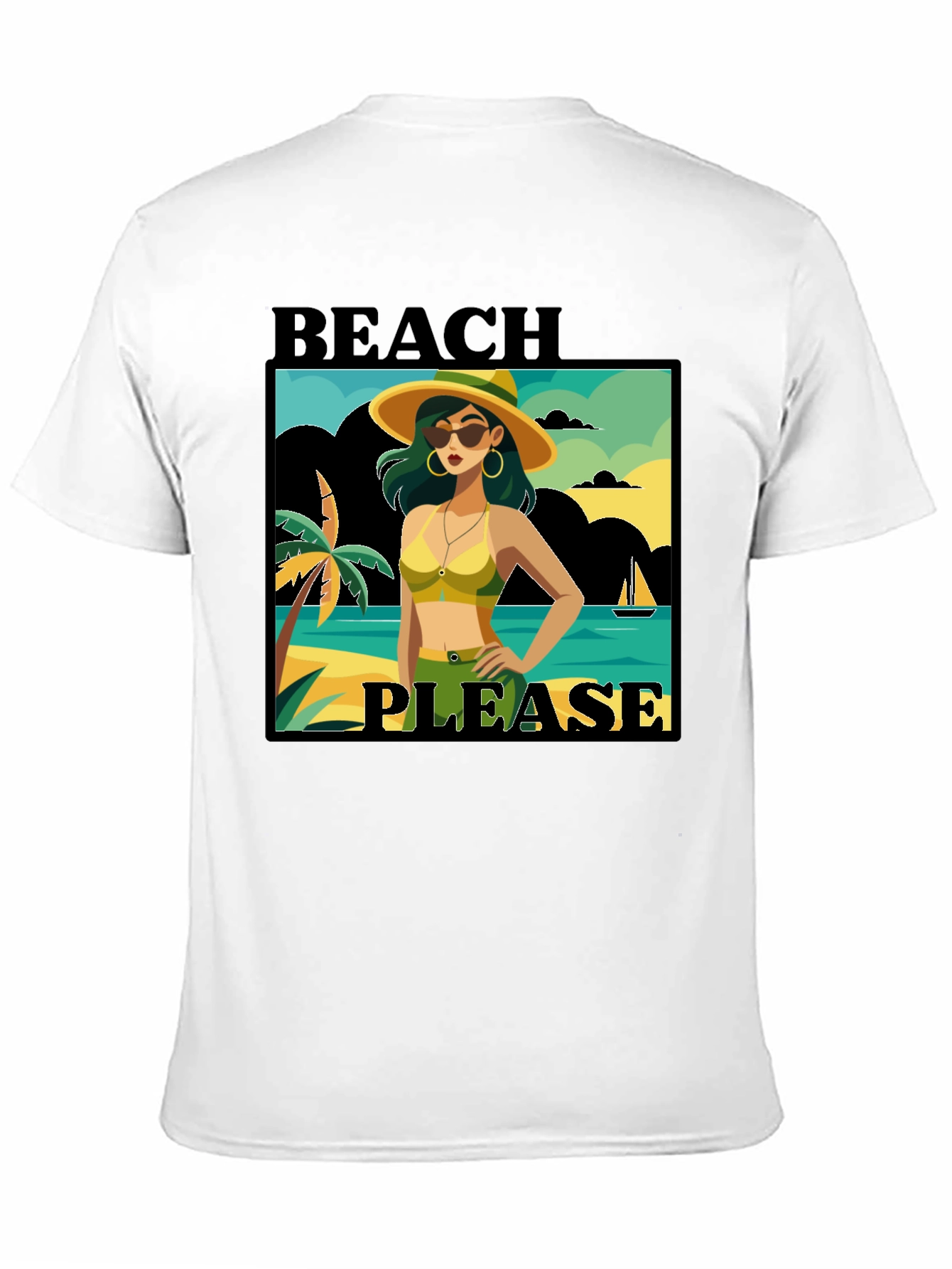 Beach Please T-Shirt - Vacation Vibes