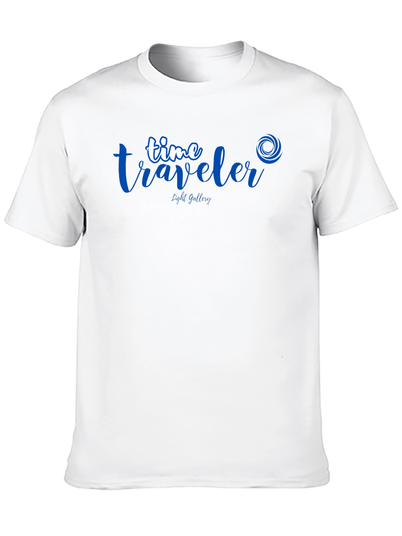 Time Traveler Black Graphic Tee - Premium Cotton Blend