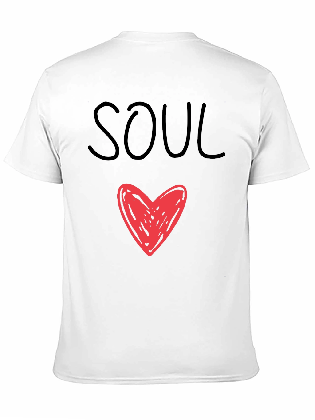 Soul Heart Graphic Tee - Mens Black T-Shirt