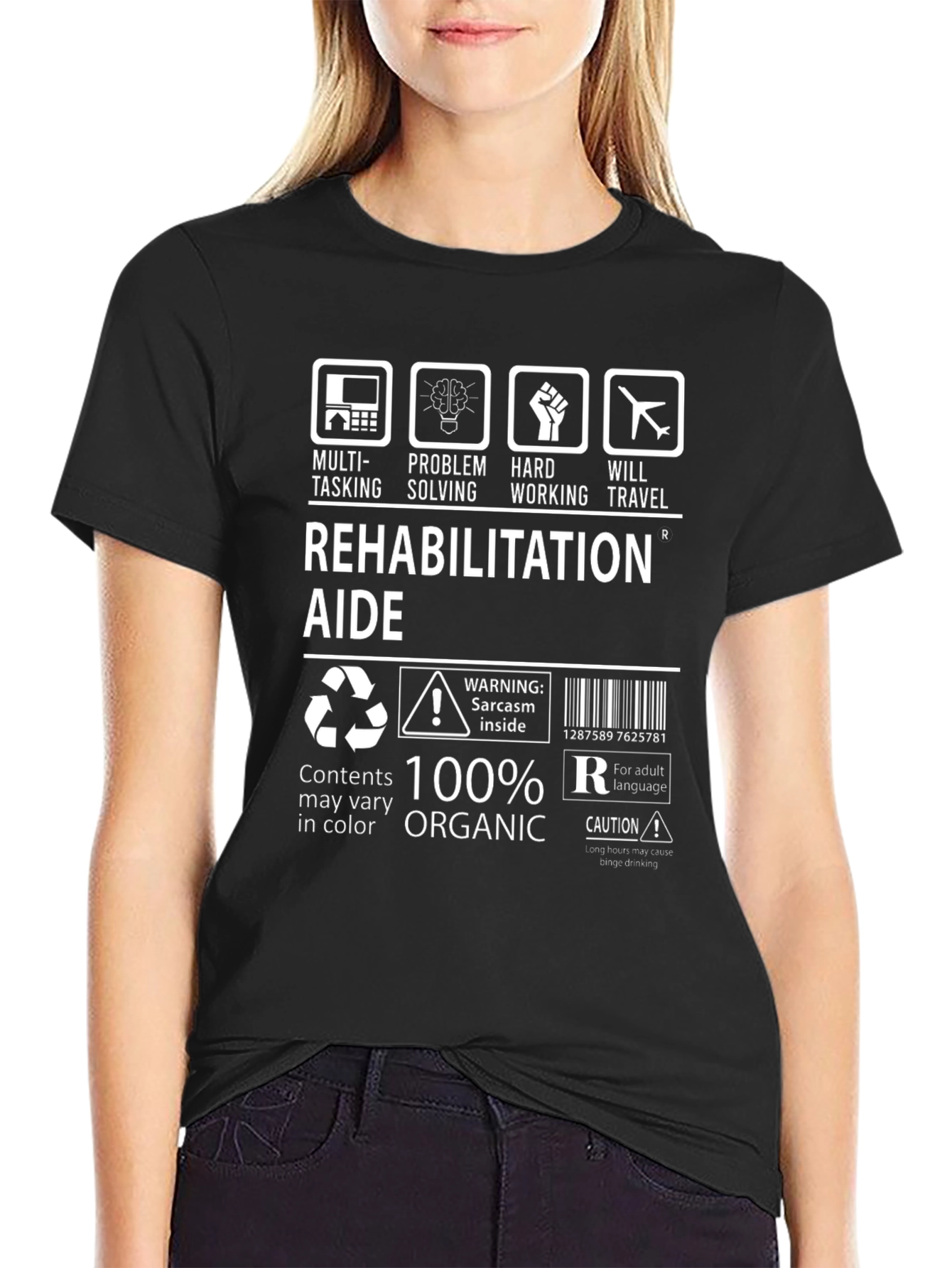 Rehabilitation Aide T-Shirt - 100% Organic