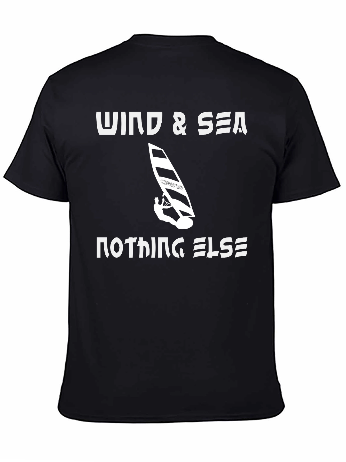 Wind & Sea Black Graphic Tee
