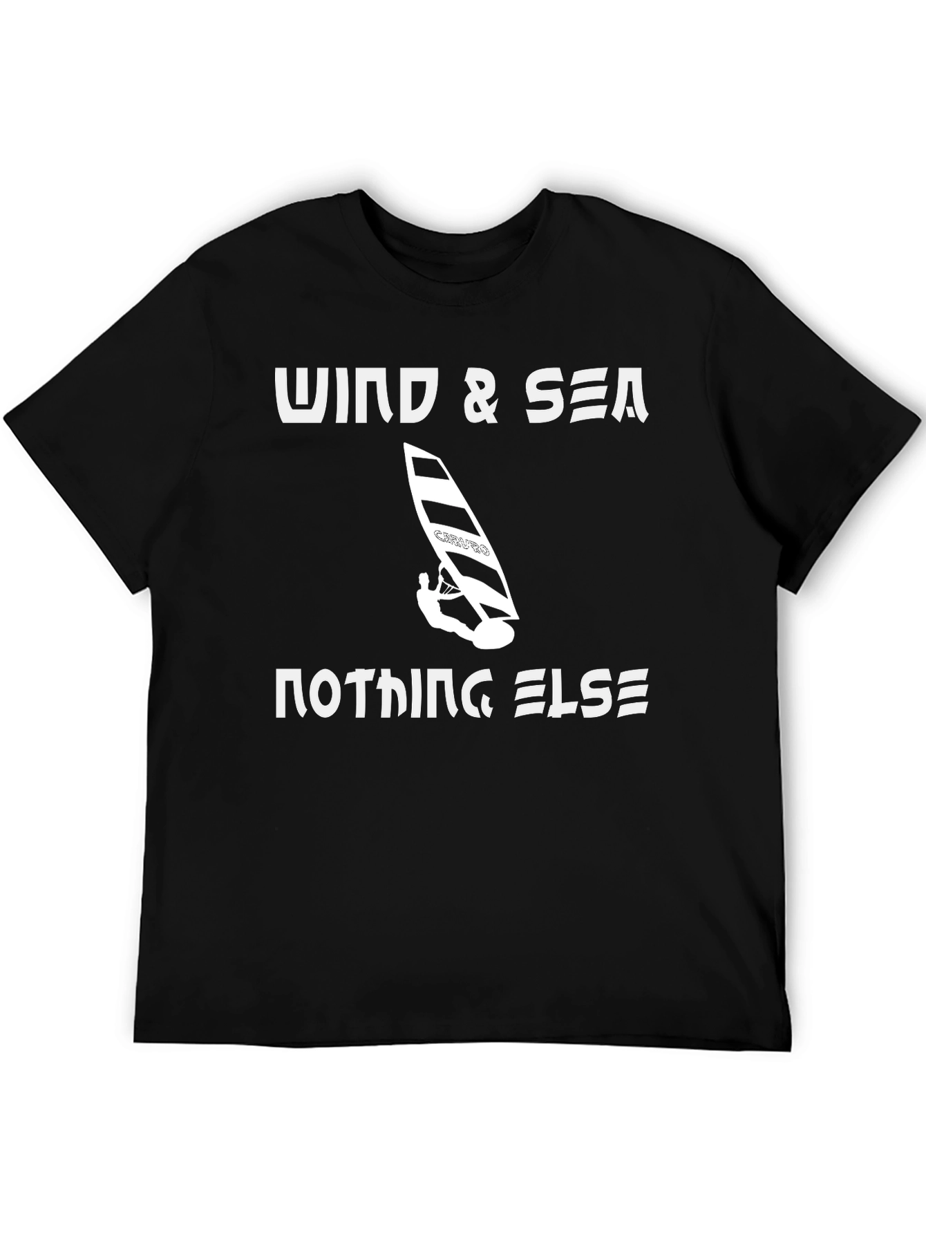 Wind & Sea Black Graphic Tee
