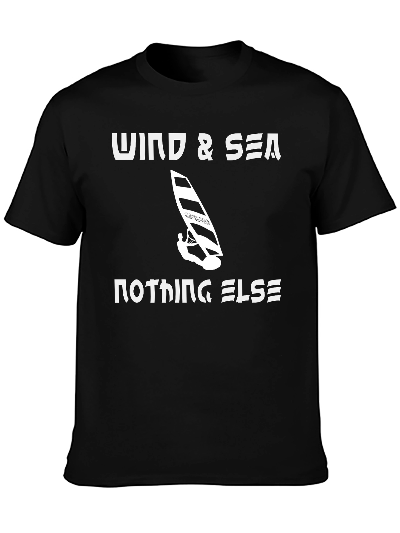 Wind & Sea Black Graphic Tee