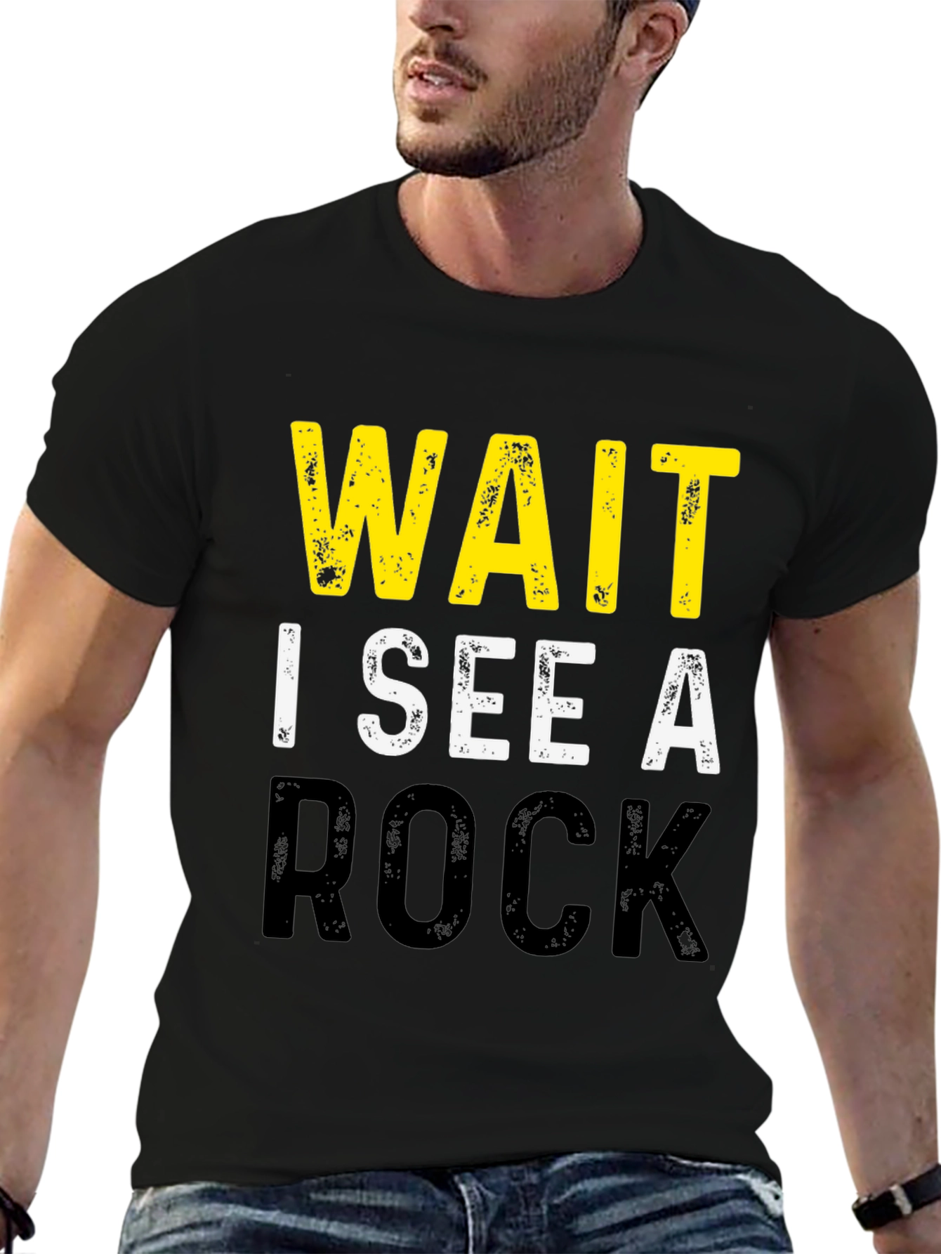 Wait I See A Rock Funny Geology T-Shirt