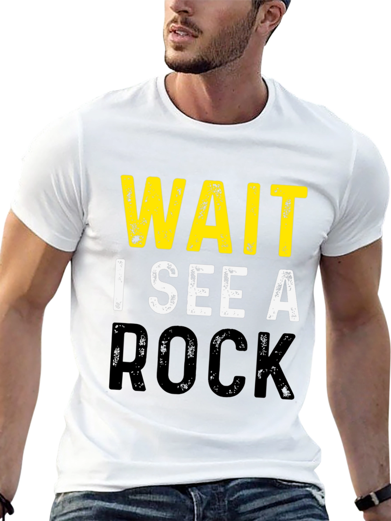 Wait I See A Rock Funny Geology T-Shirt