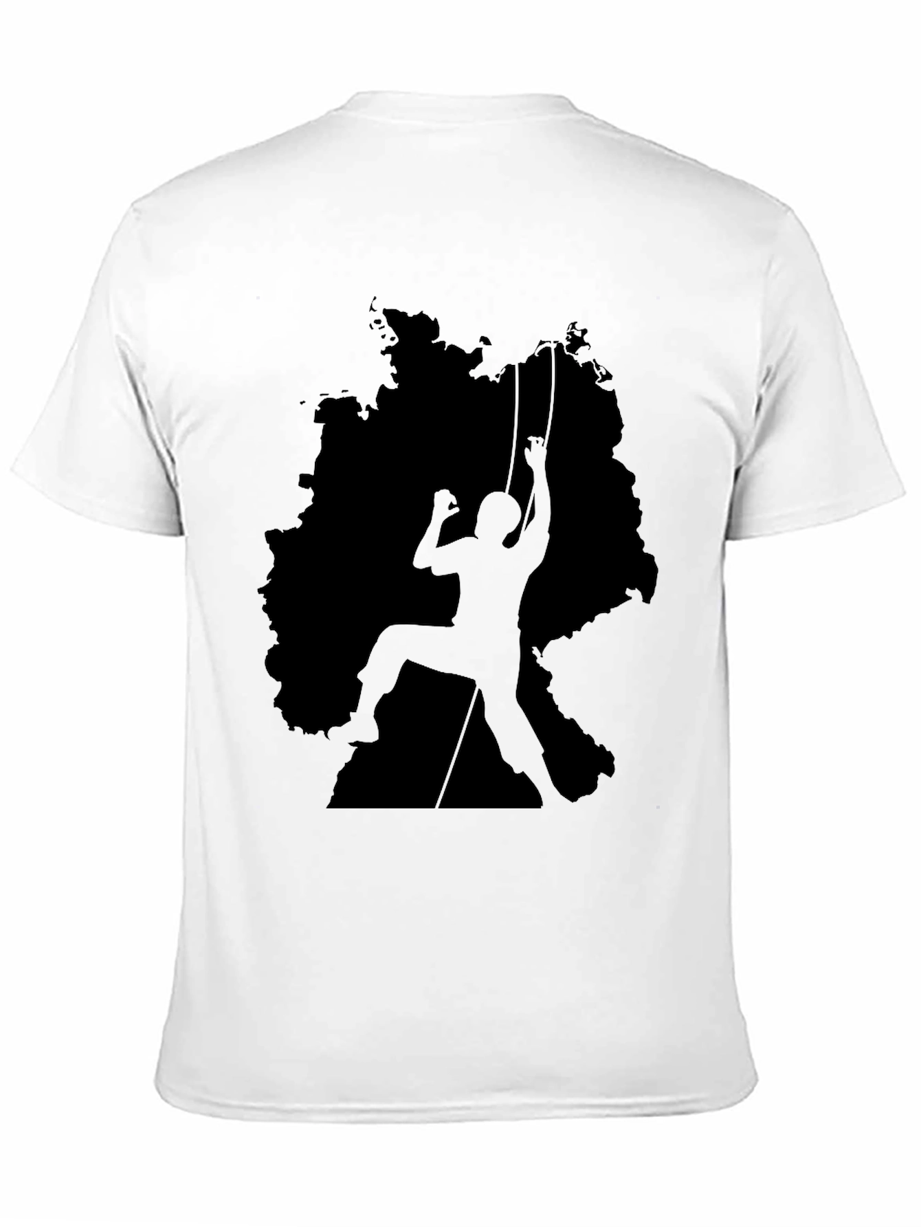 Climbing Germany T-Shirt - Black Graphic Tee