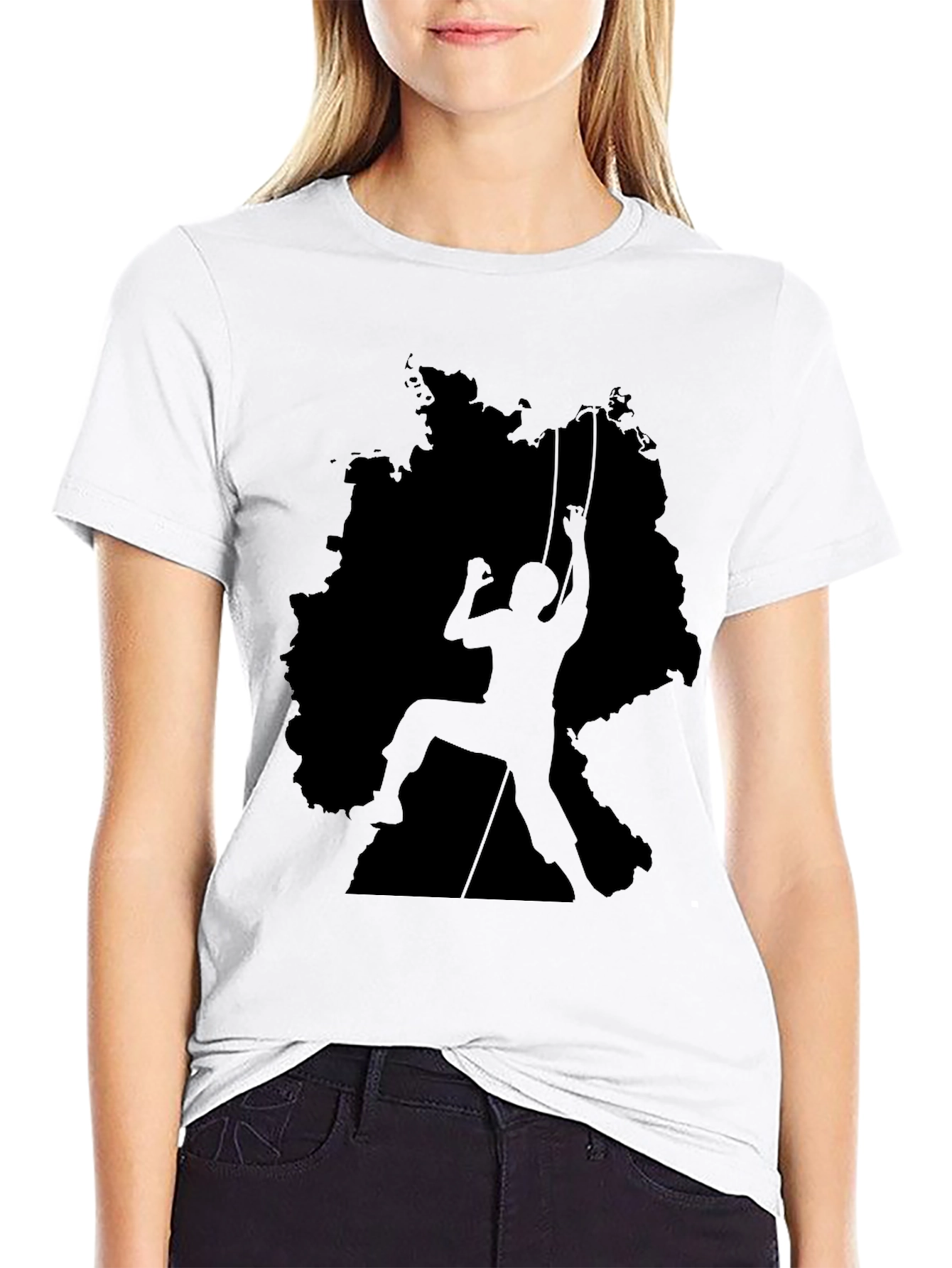 Climbing Germany T-Shirt - Black Graphic Tee