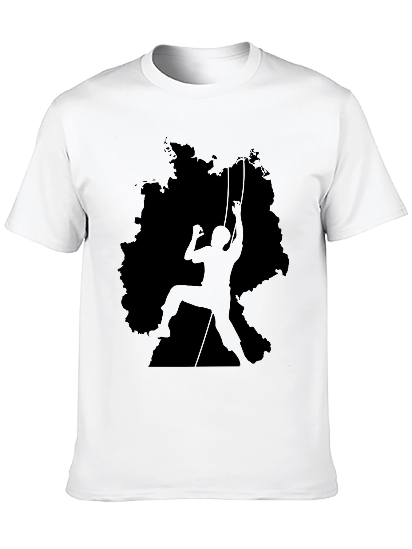 Climbing Germany T-Shirt - Black Graphic Tee