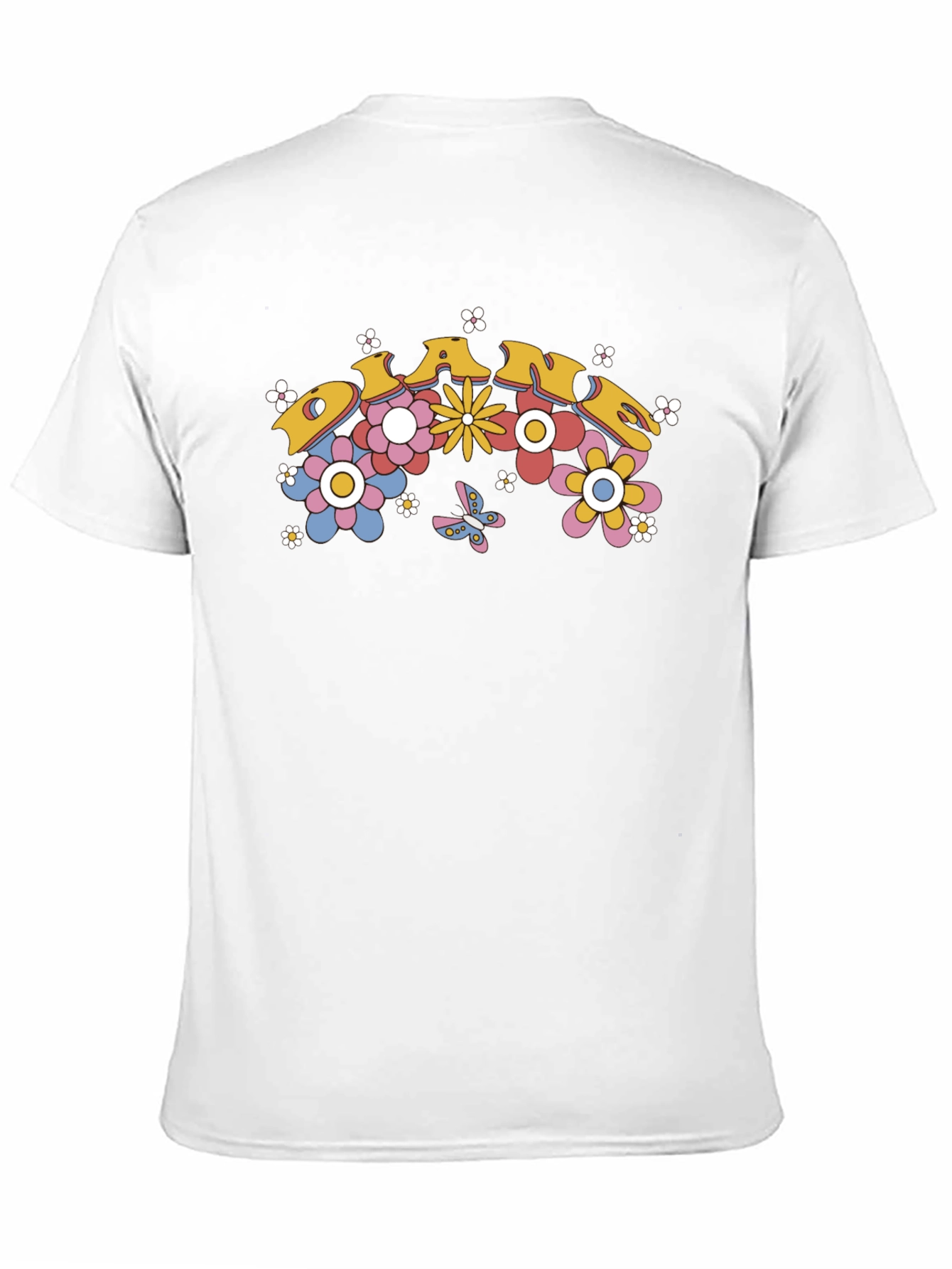 Retro Dance Floral Graphic Tee - Black