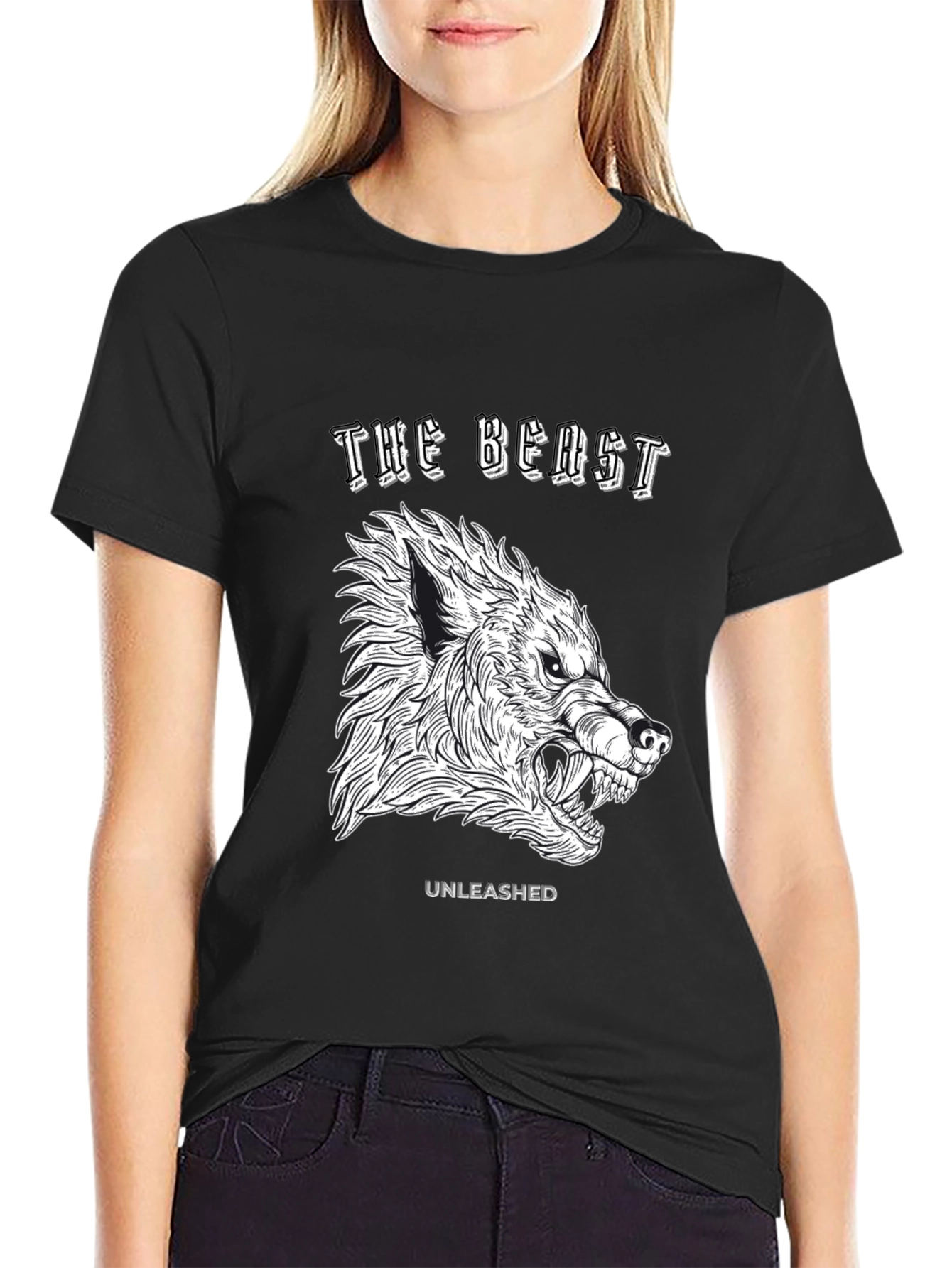 The Beast Unleashed Graphic T-Shirt - Black