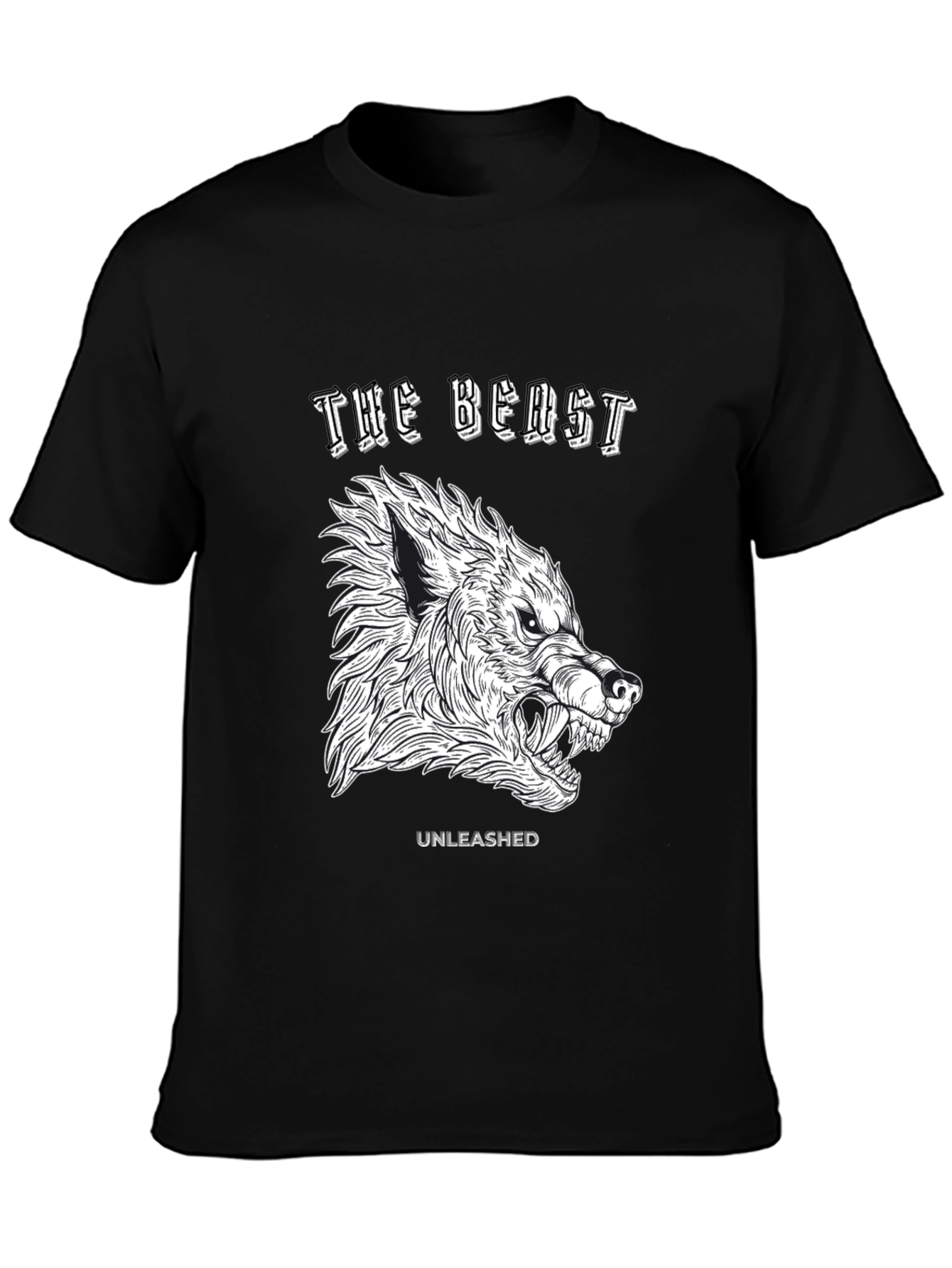 The Beast Unleashed Graphic T-Shirt - Black