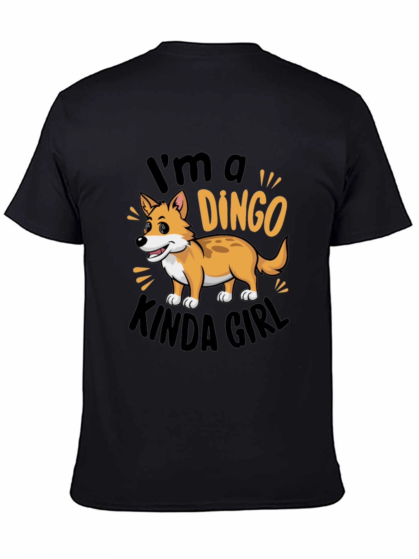 Dingo Kinda Girl T-Shirt: Trendy Animal Lover Tee
