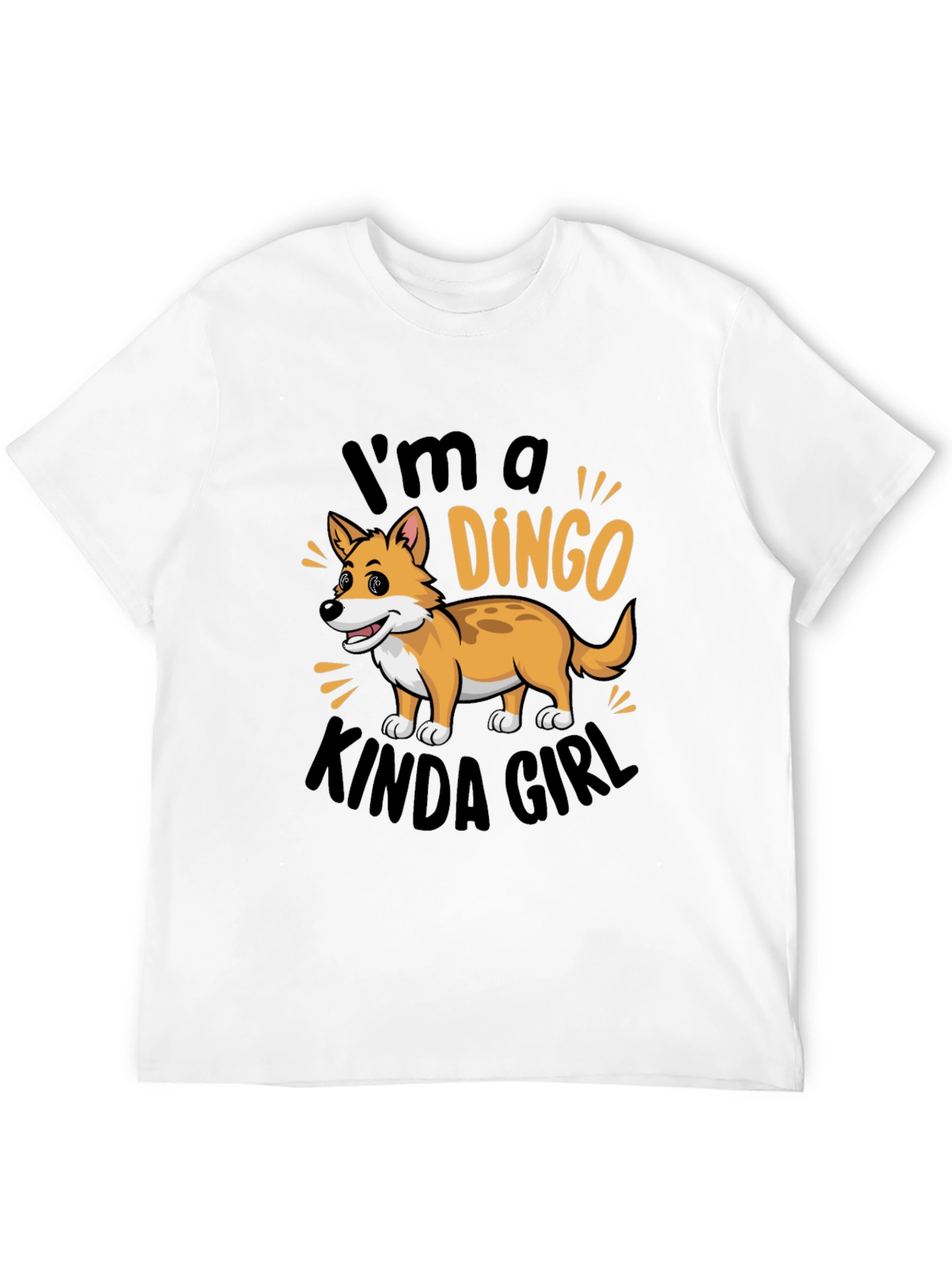 Dingo Kinda Girl T-Shirt: Trendy Animal Lover Tee