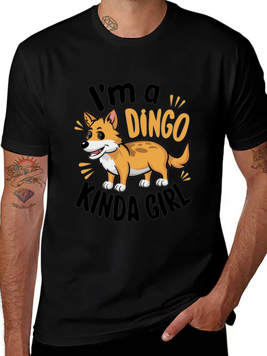 Dingo Kinda Girl T-Shirt: Trendy Animal Lover Tee