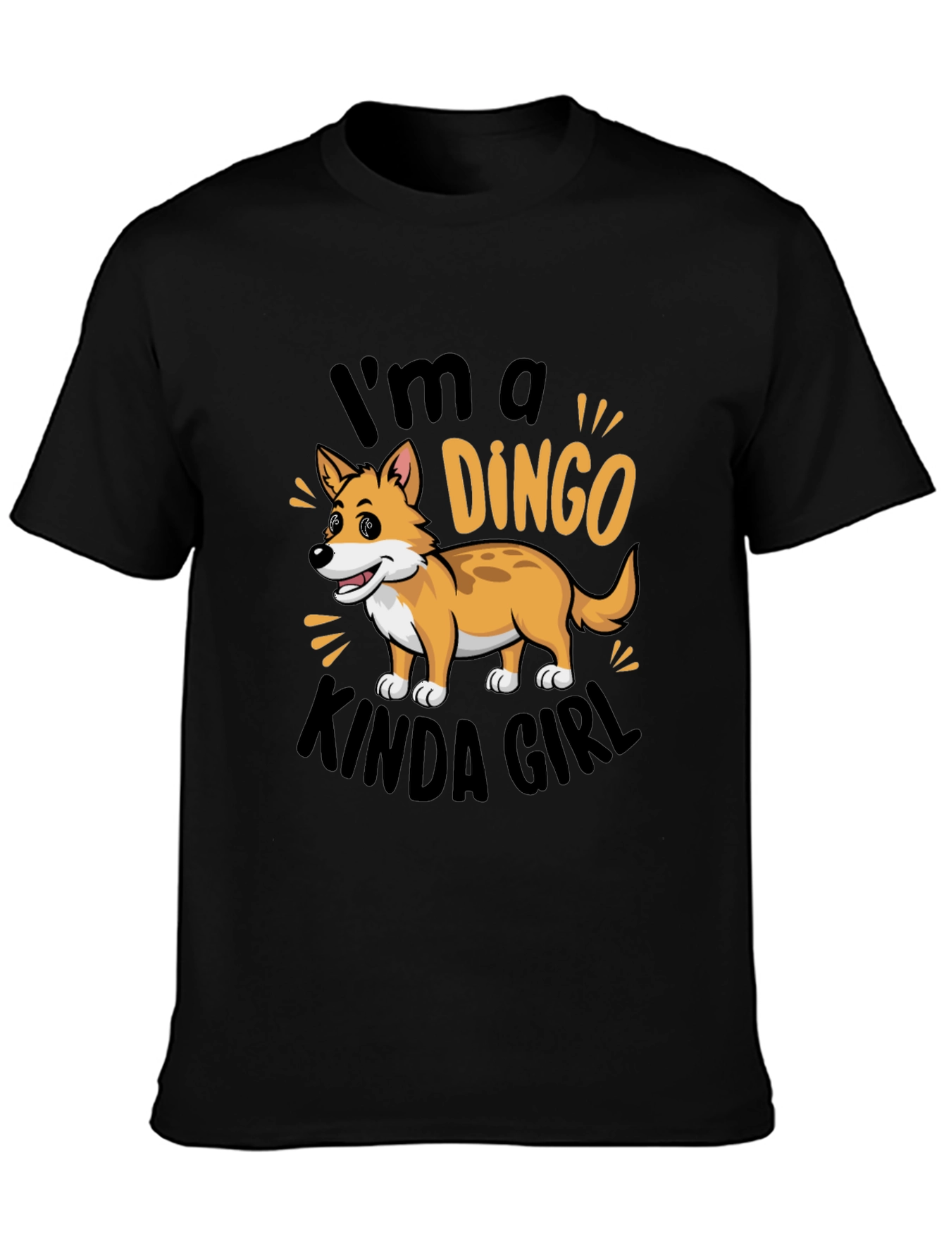 Dingo Kinda Girl T-Shirt: Trendy Animal Lover Tee