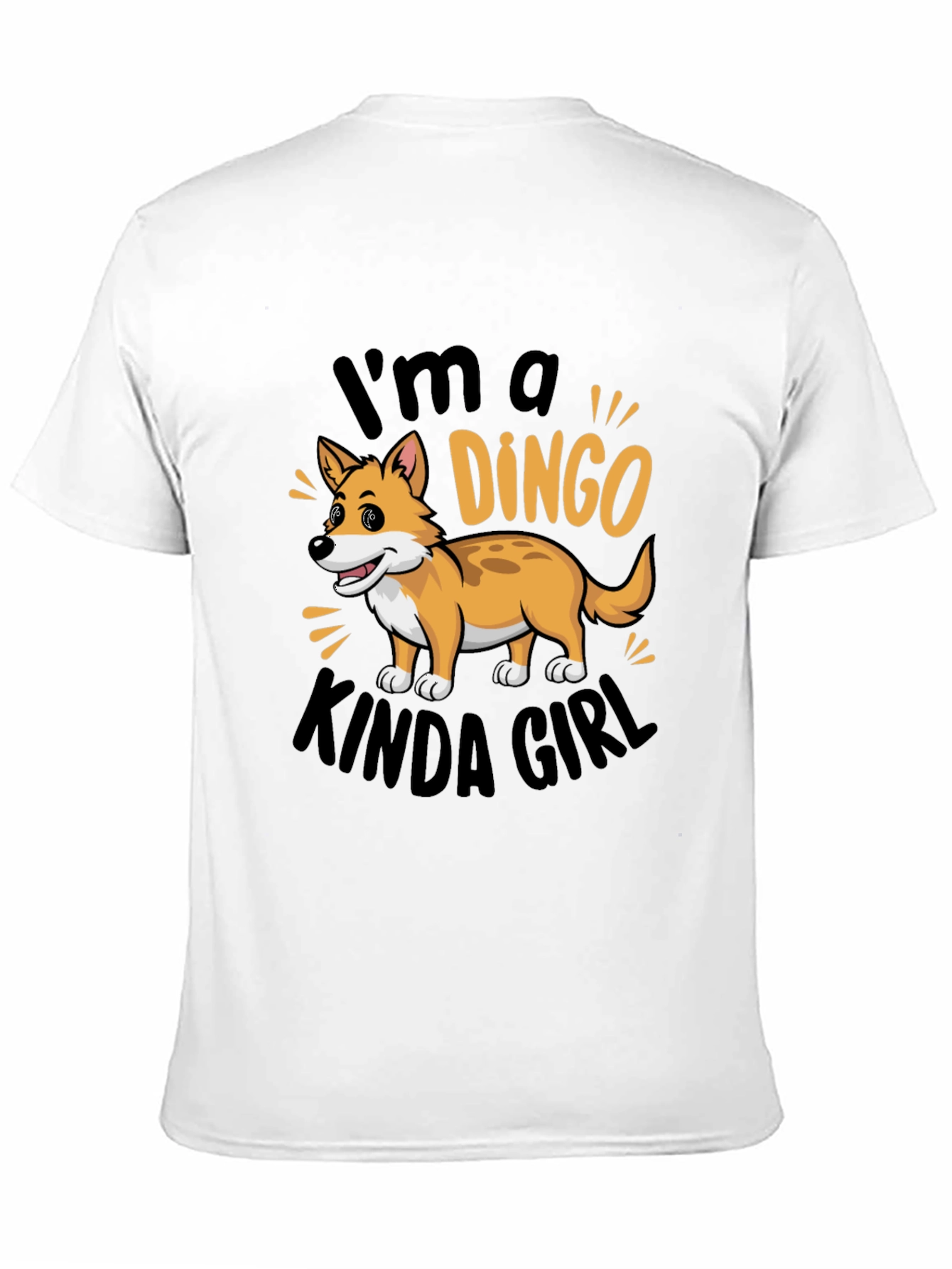 Dingo Kinda Girl T-Shirt: Trendy Animal Lover Tee