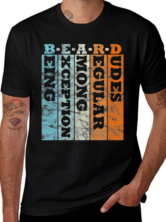 Beard Rules Funny Graphic T-Shirt