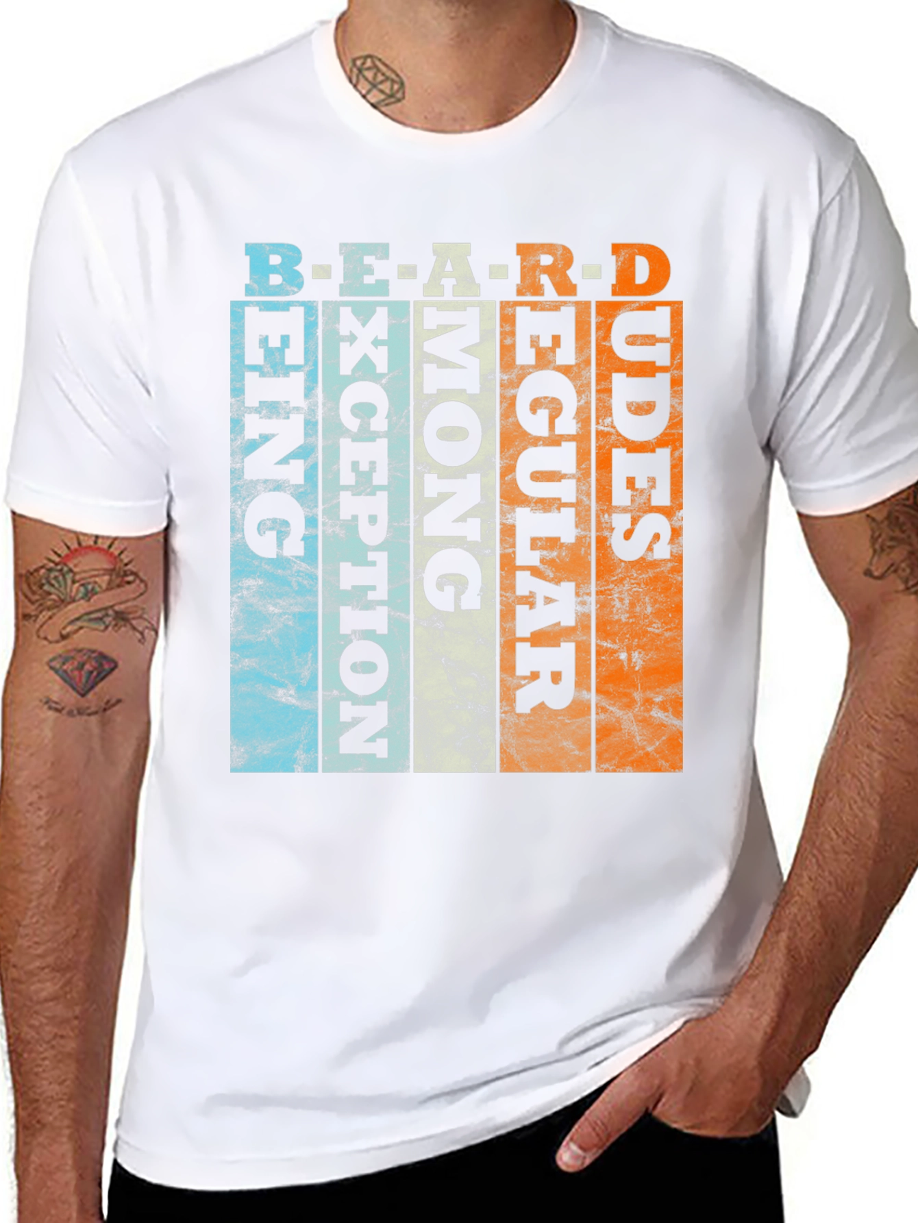 Beard Rules Funny Graphic T-Shirt