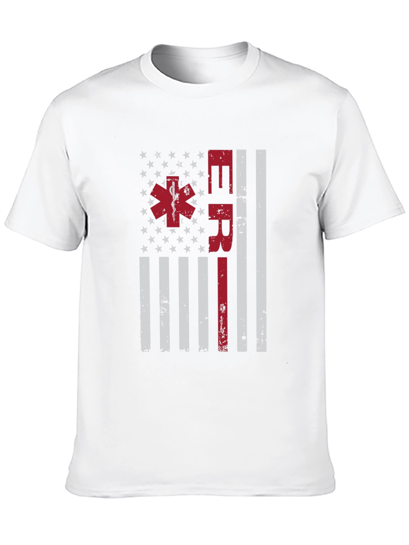 ER American Flag T-Shirt - Emergency Responder Tee