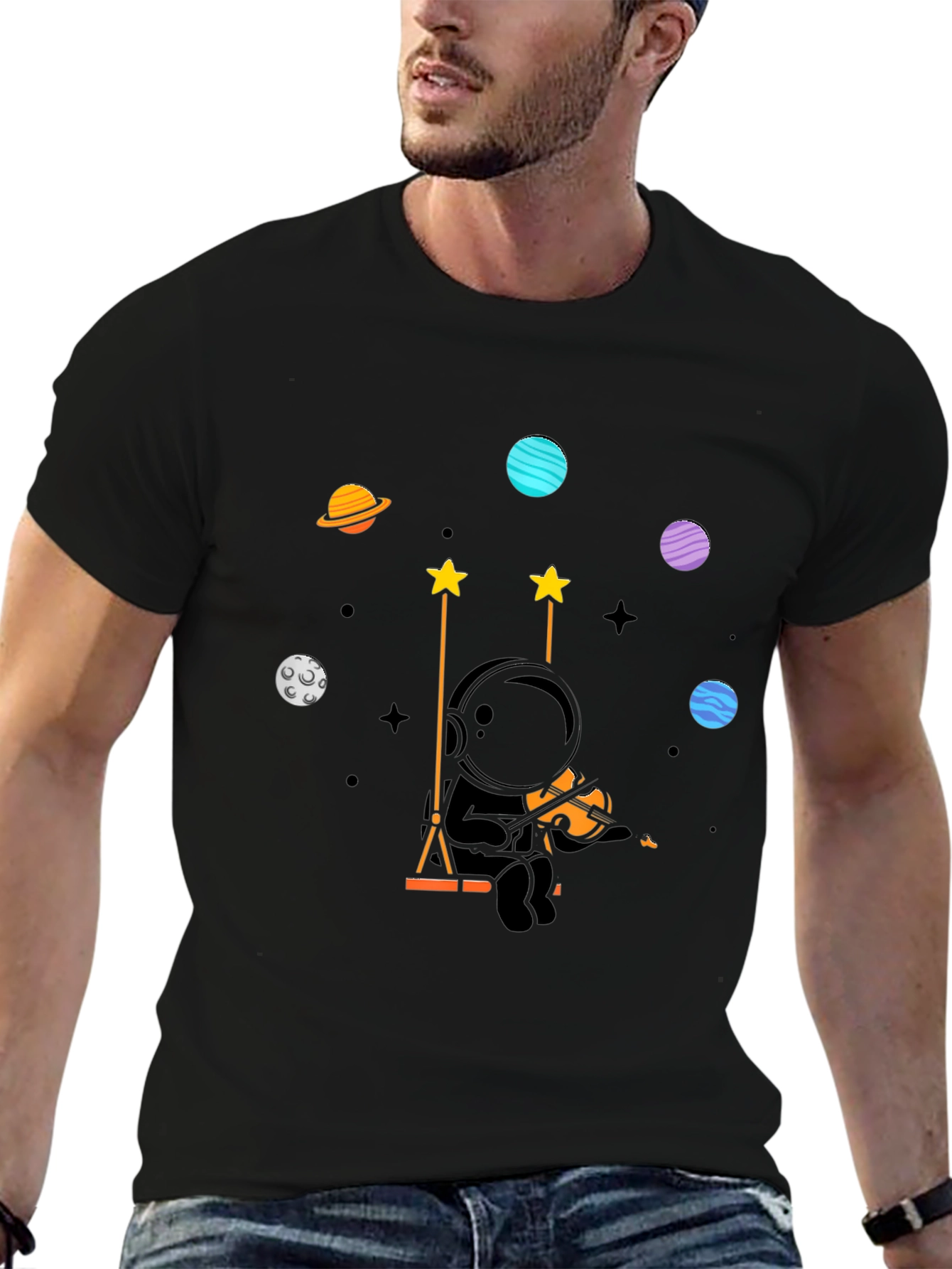 Astronaut Violinist T-Shirt