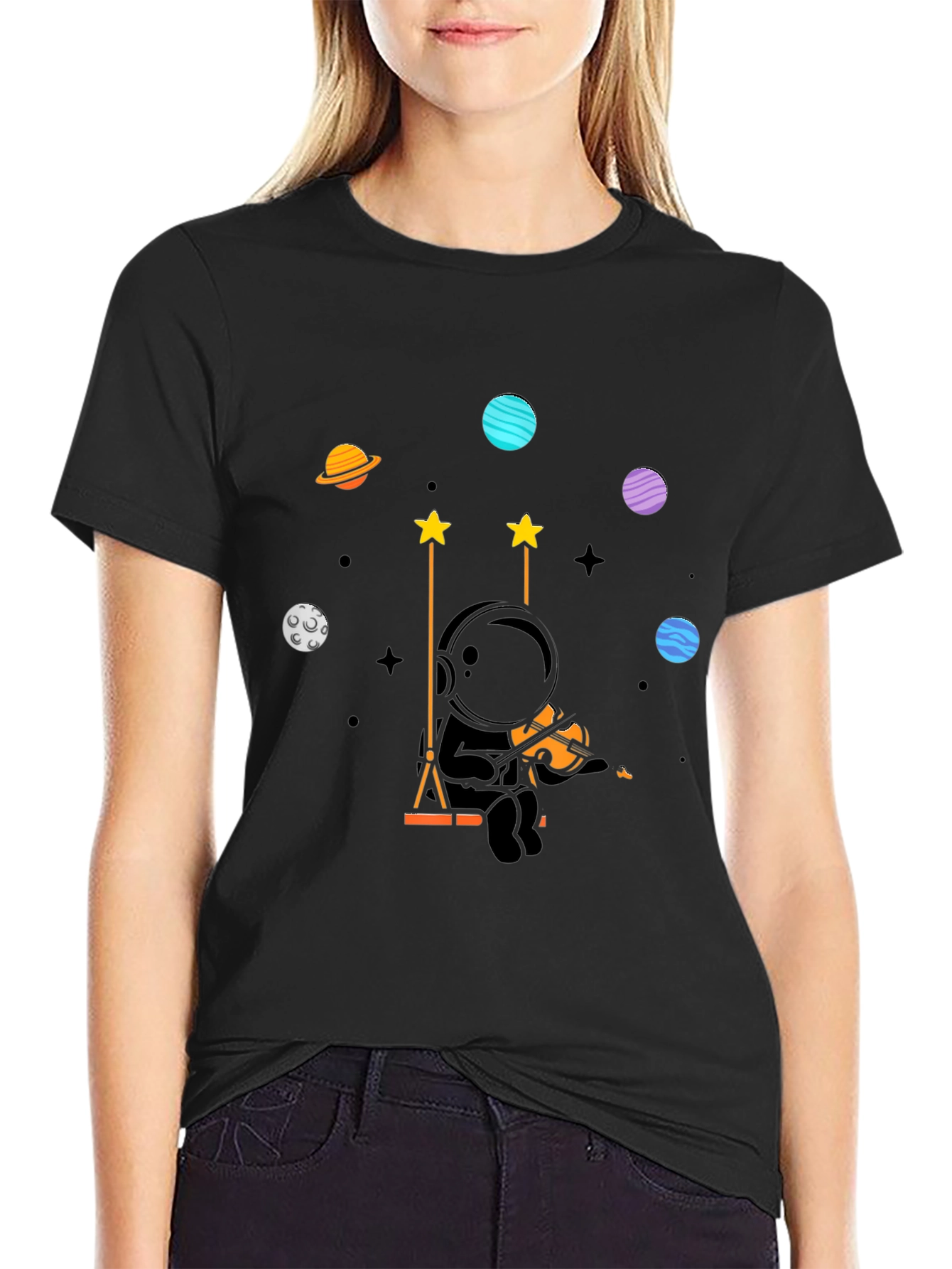 Astronaut Violinist T-Shirt