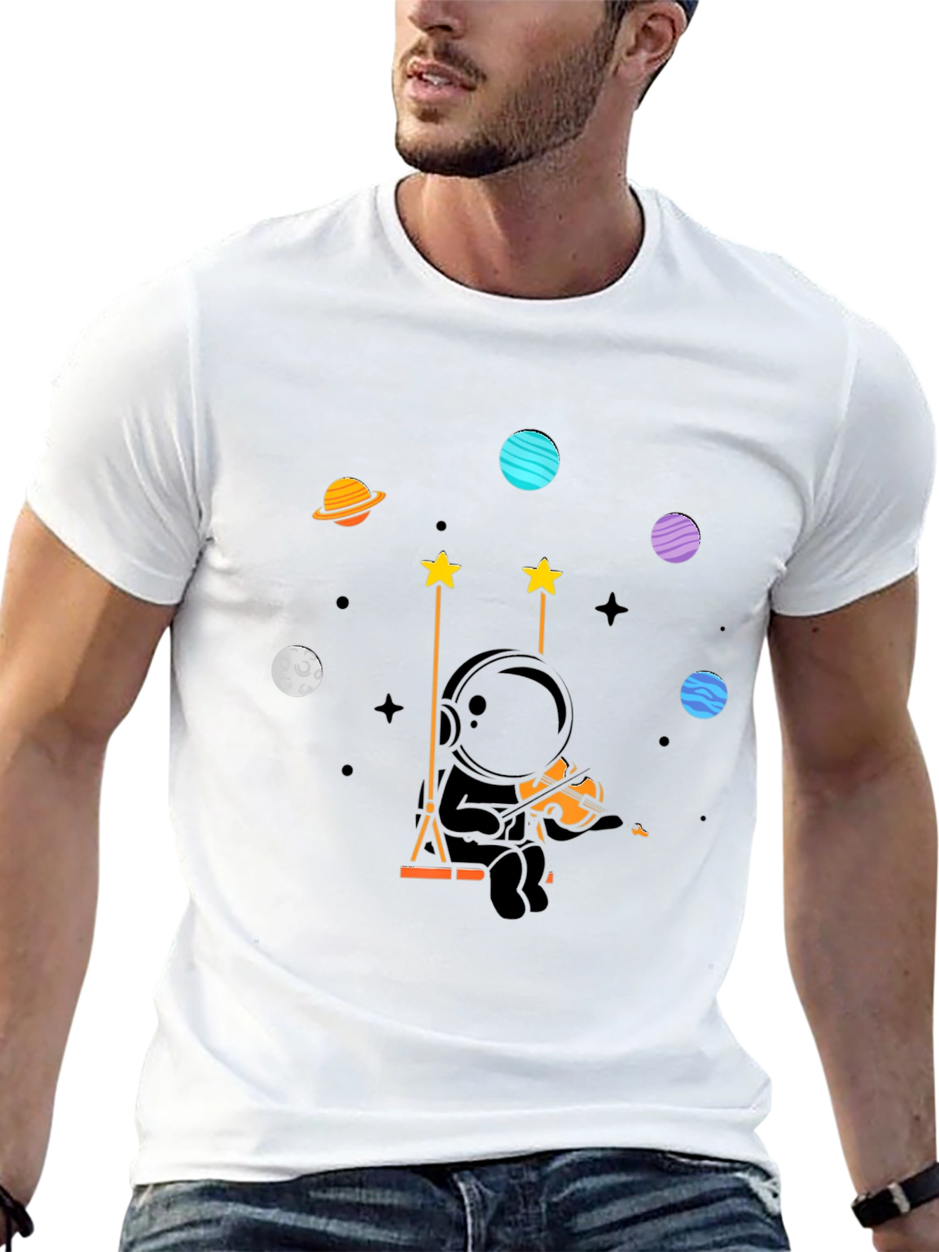 Astronaut Violinist T-Shirt