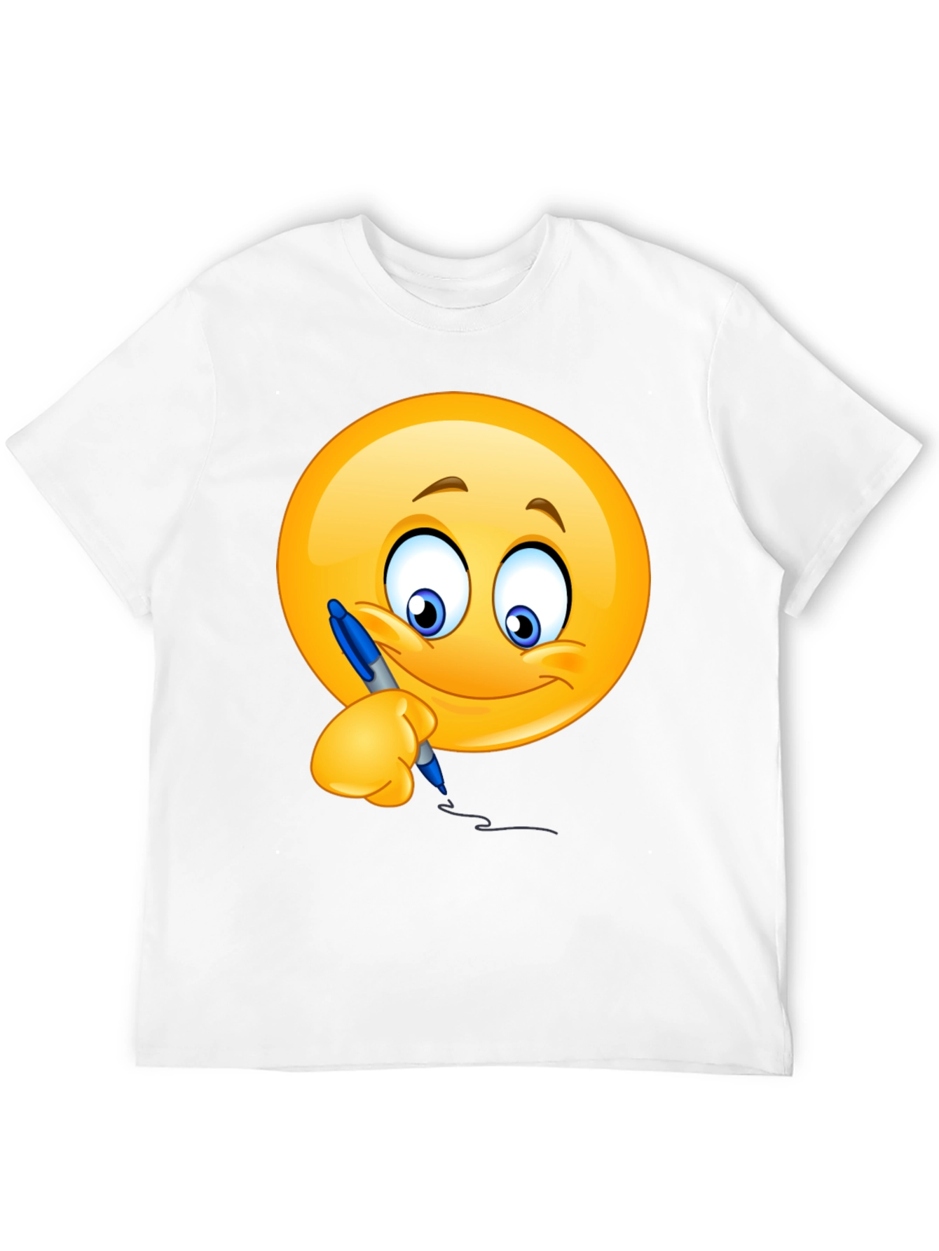 Emoji Writer Graphic T-Shirt - Fun & Expressive Tee