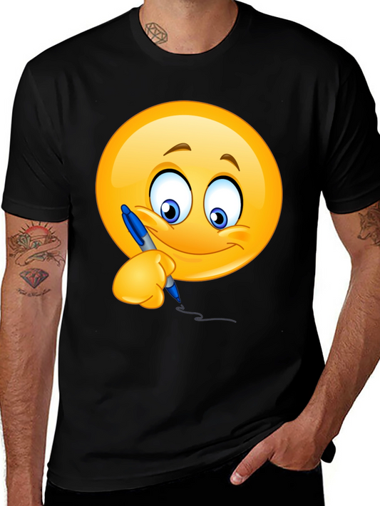 Emoji Writer Graphic T-Shirt - Fun & Expressive Tee