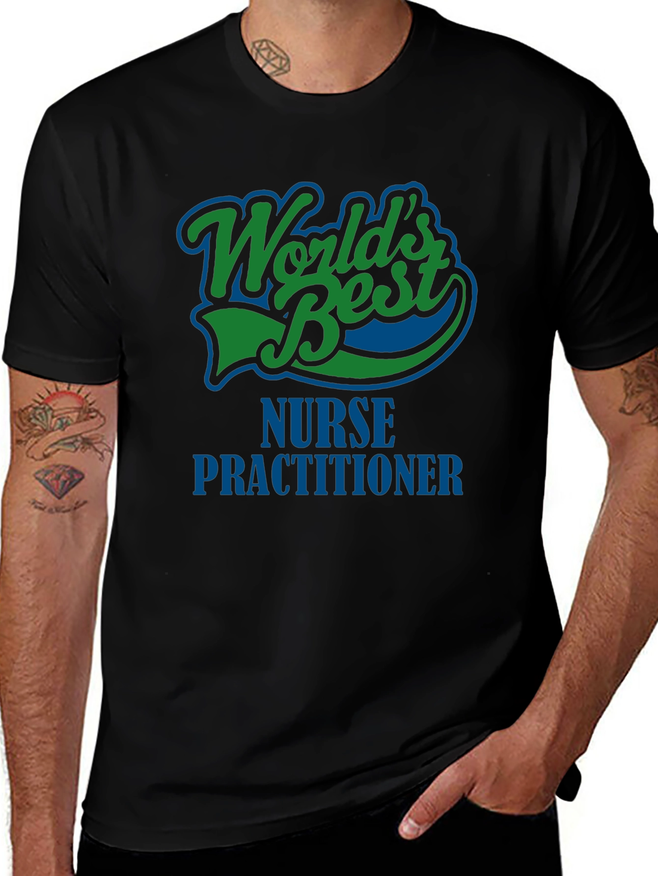 Worlds Best Nurse Practitioner Graphic T-Shirt