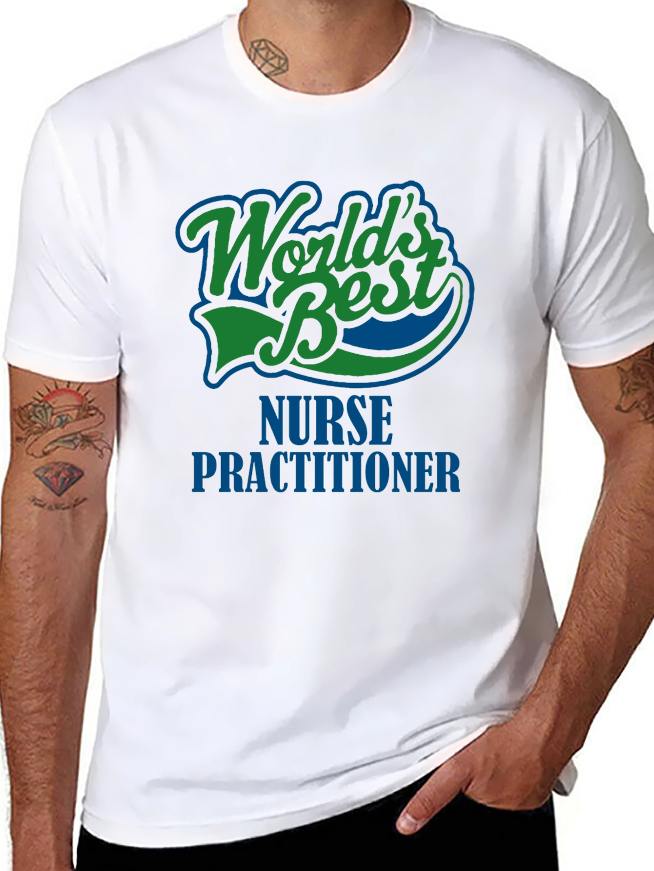 Worlds Best Nurse Practitioner Graphic T-Shirt