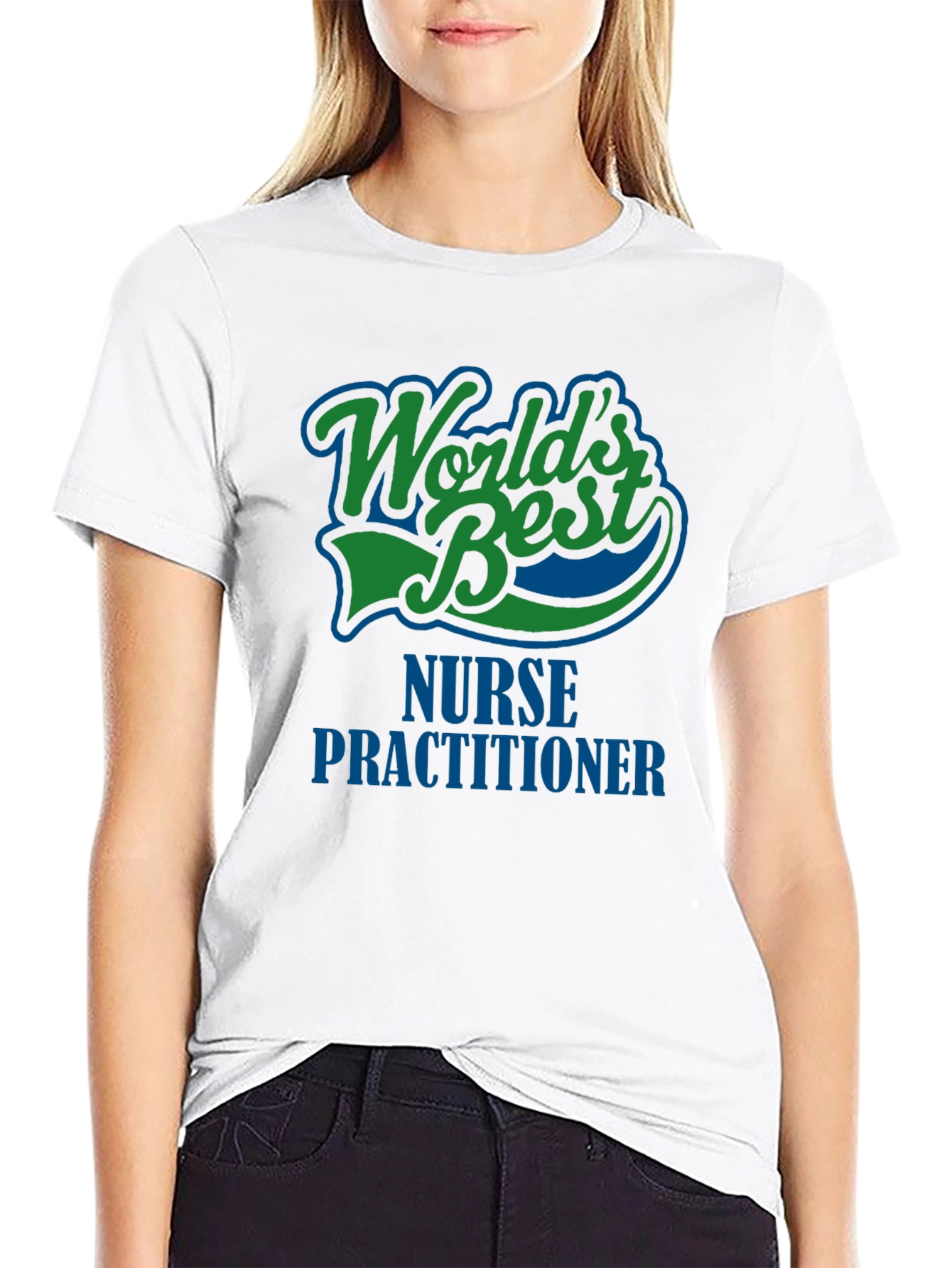 Worlds Best Nurse Practitioner Graphic T-Shirt
