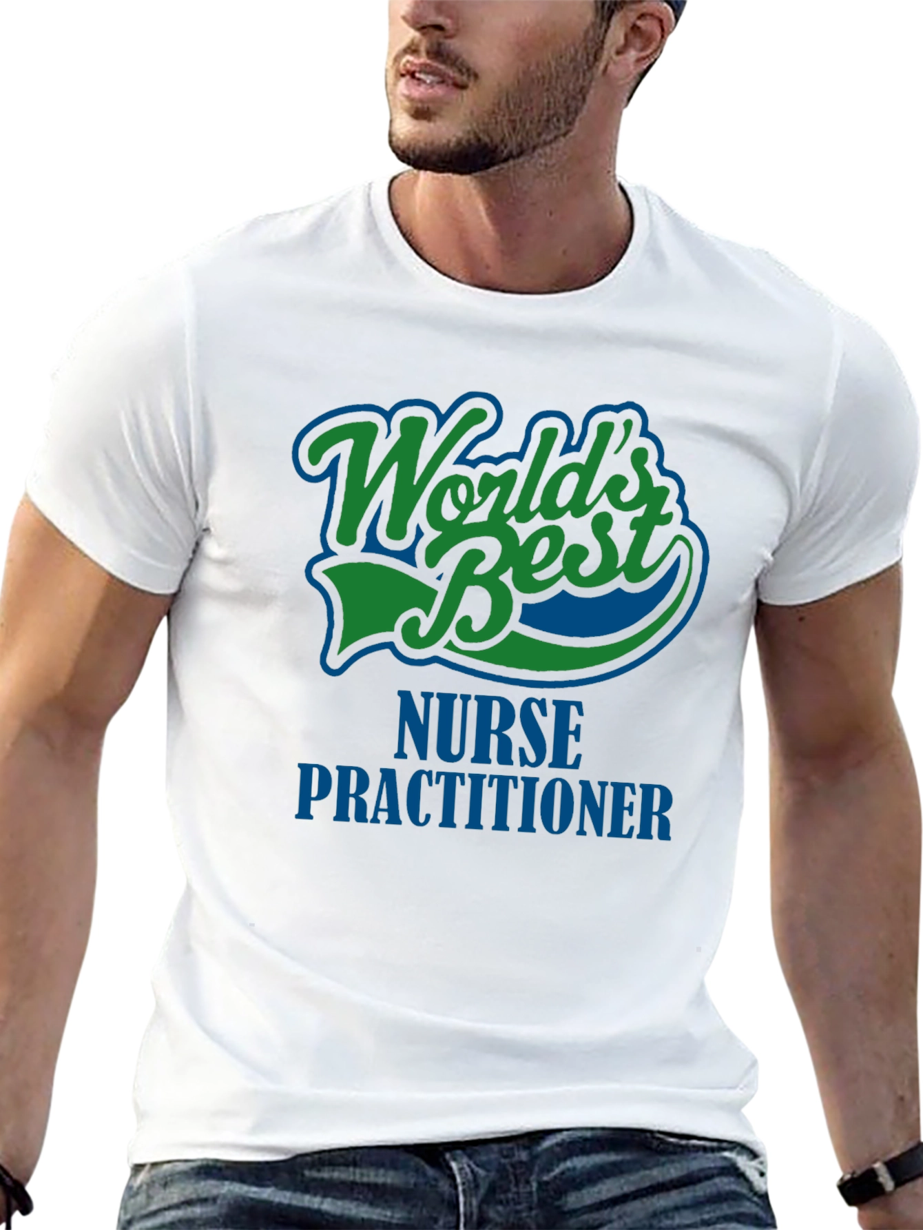 Worlds Best Nurse Practitioner Graphic T-Shirt