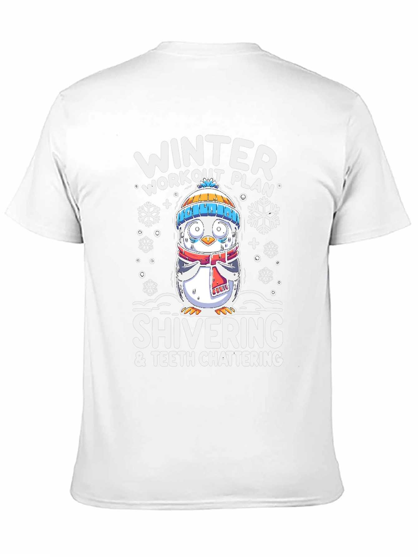 Winter Workout Plan Shivering T-Shirt