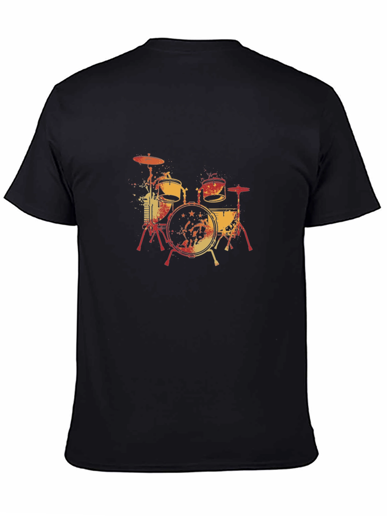 Drum Set Graphic Tee - Cool Musician T-Shirt