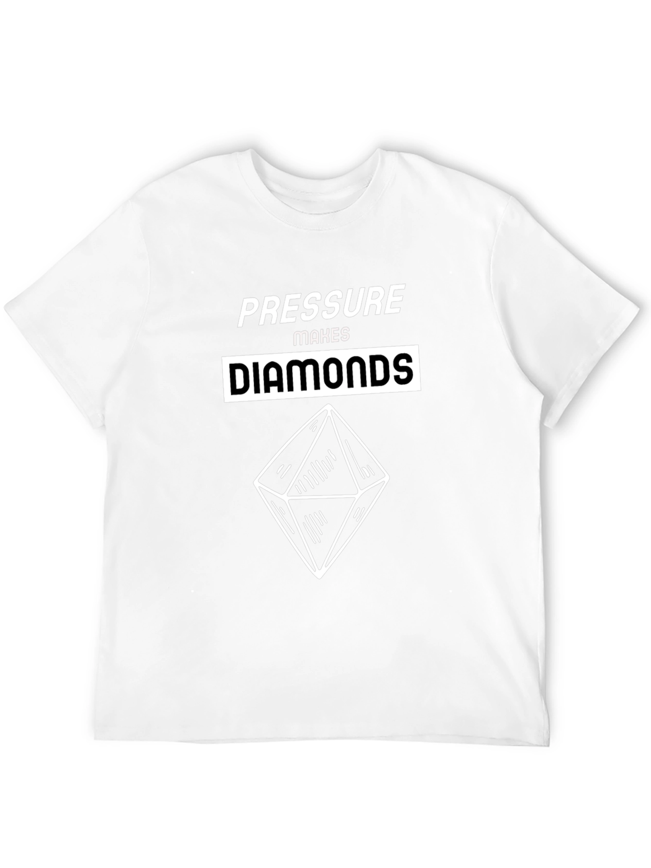 Pressure Makes Diamonds Graphic T-Shirt - Black