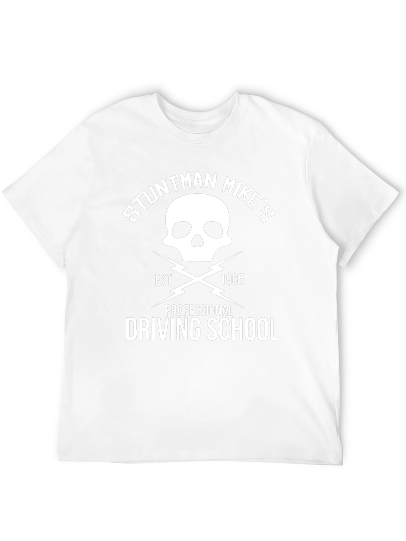Stuntman Mikes Driving School Black T-Shirt