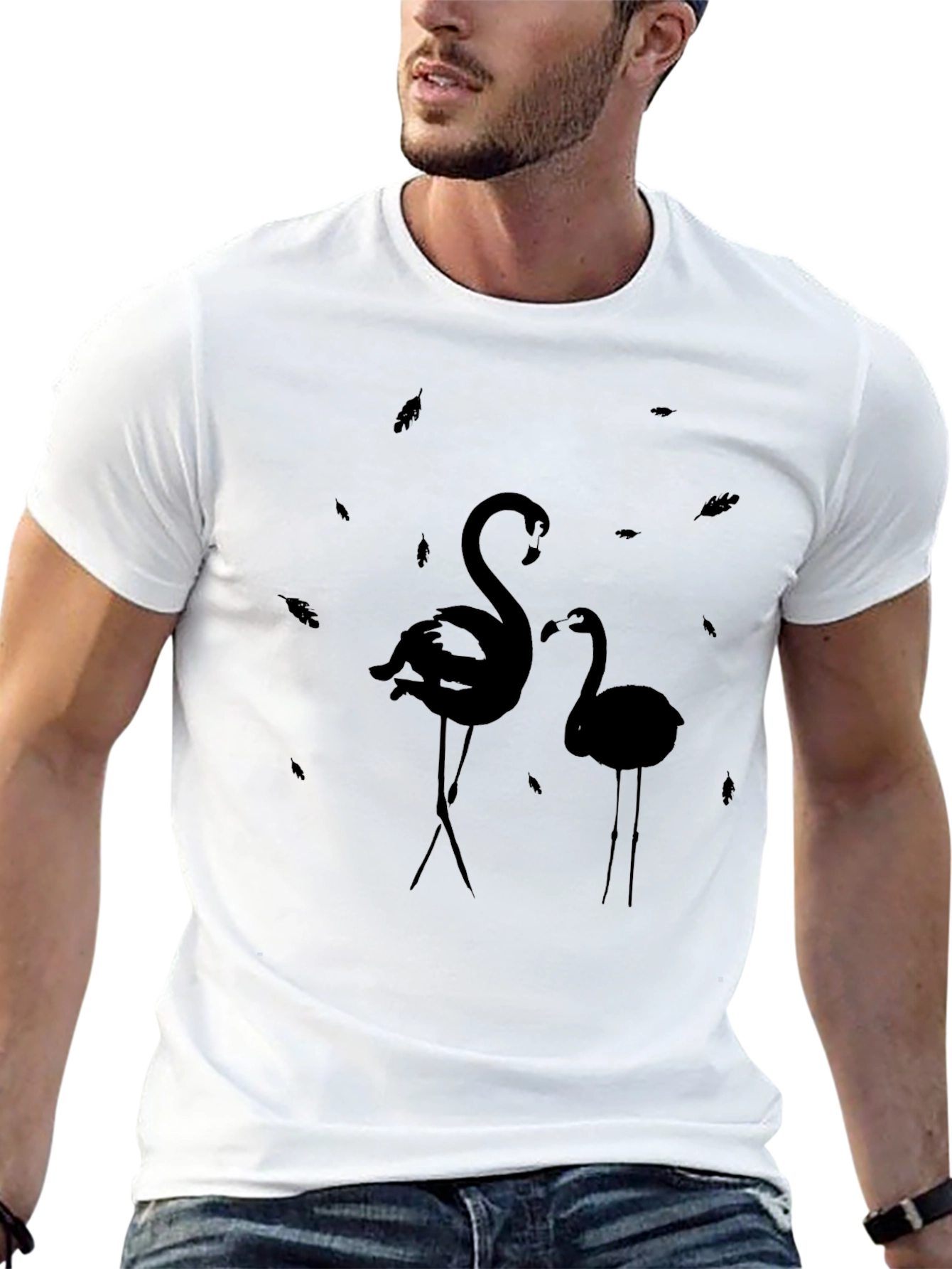 Black Flamingo Graphic Tee