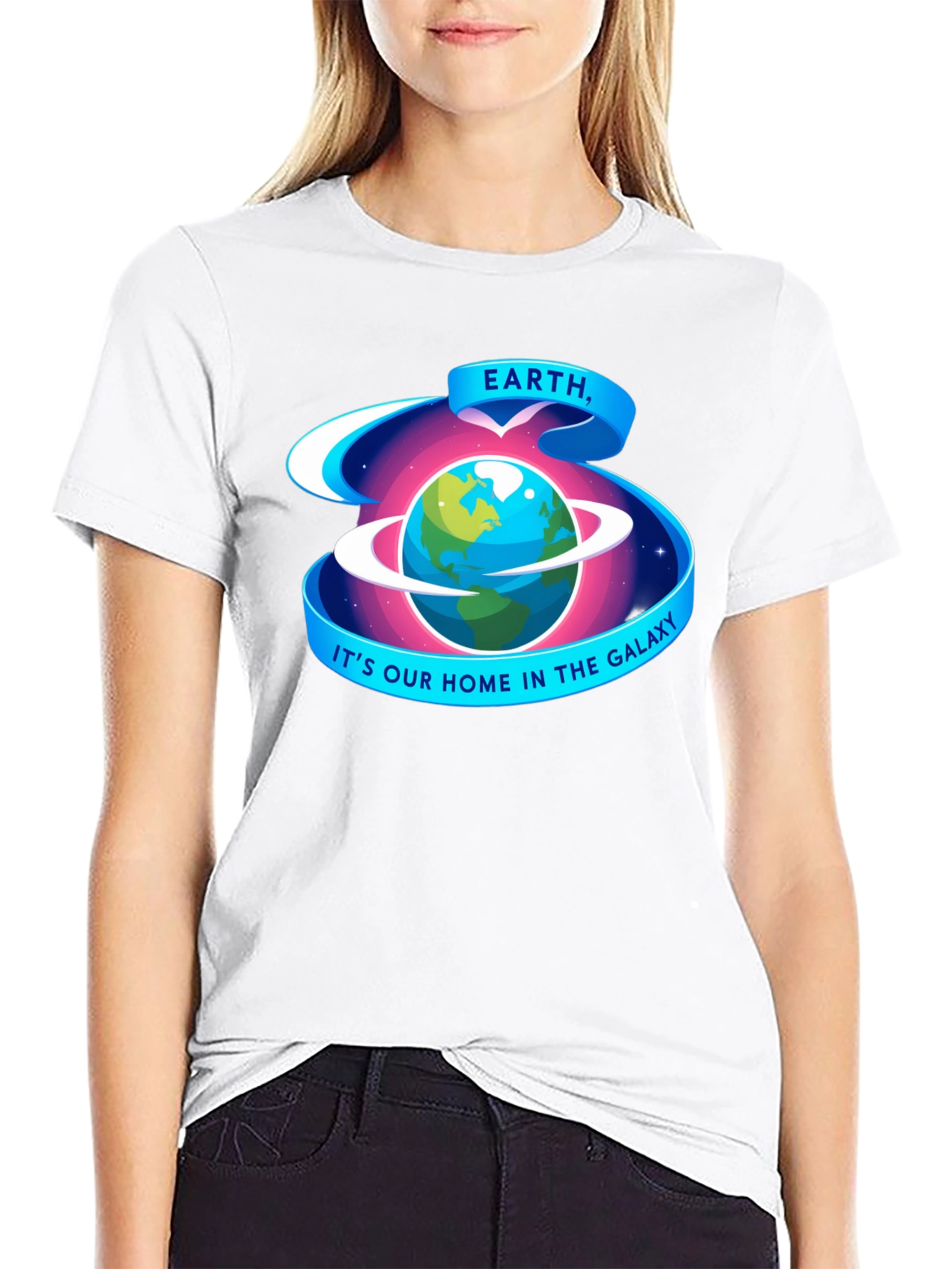 Earth Our Home Galaxy T-Shirt