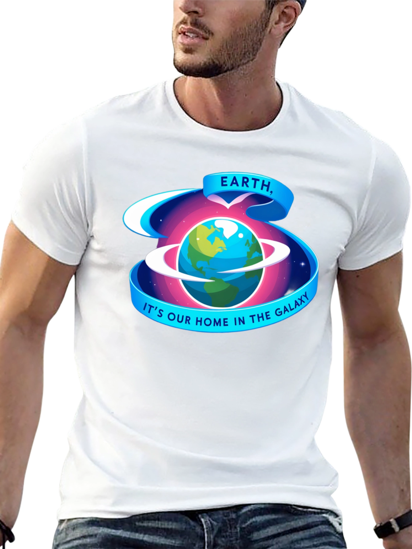 Earth Our Home Galaxy T-Shirt