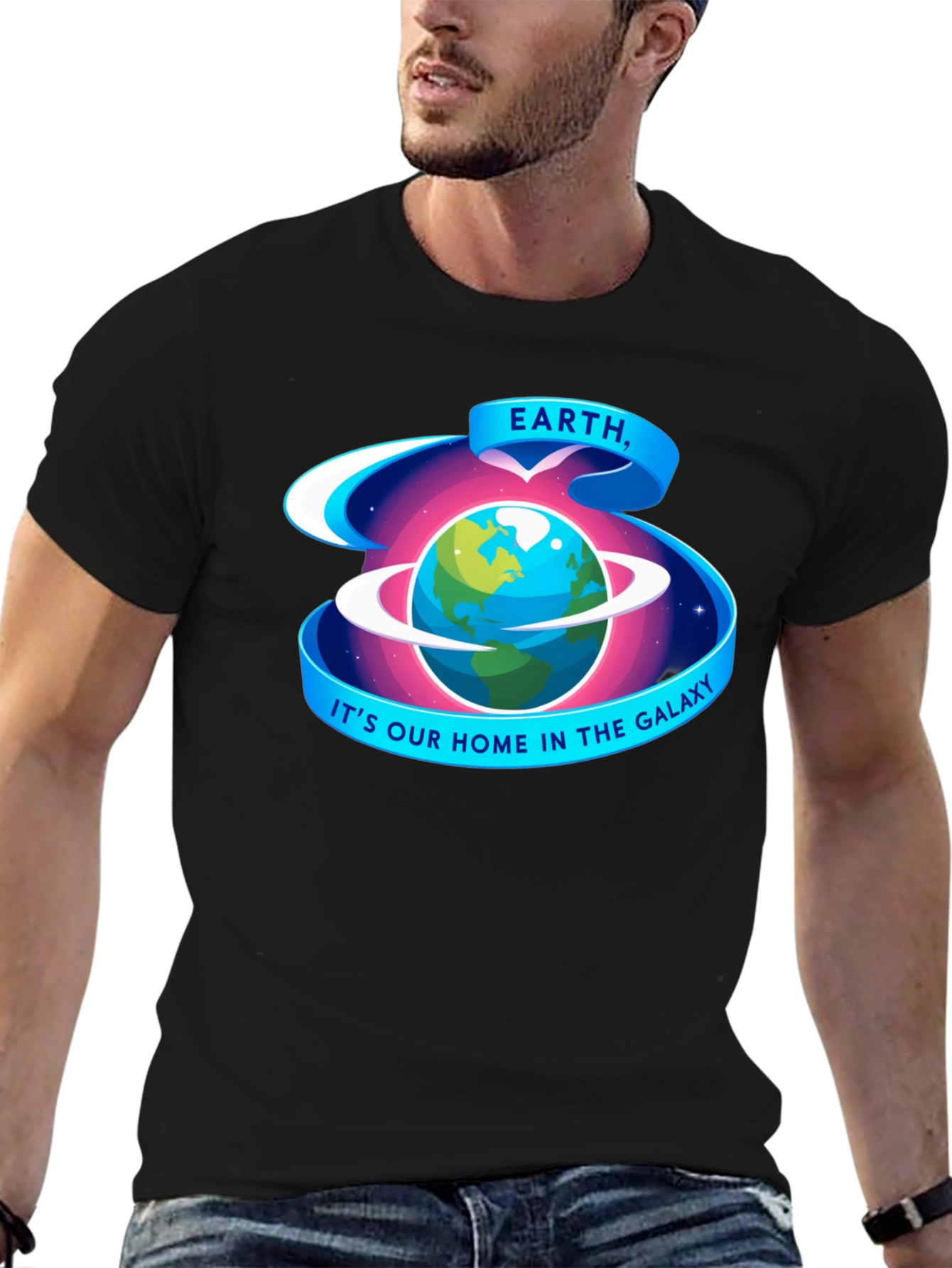 Earth Our Home Galaxy T-Shirt