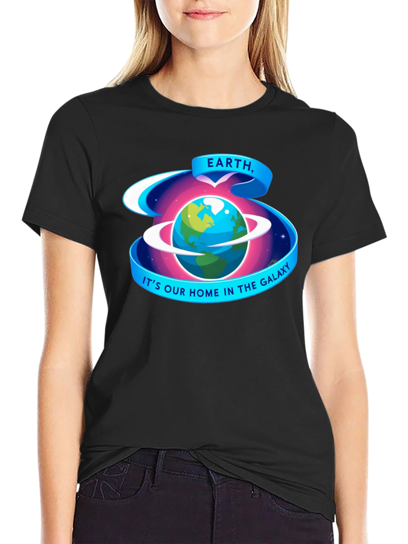 Earth Our Home Galaxy T-Shirt