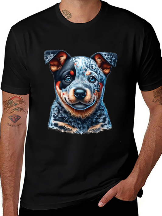 Cute Blue Heeler Puppy Dog Graphic T-Shirt