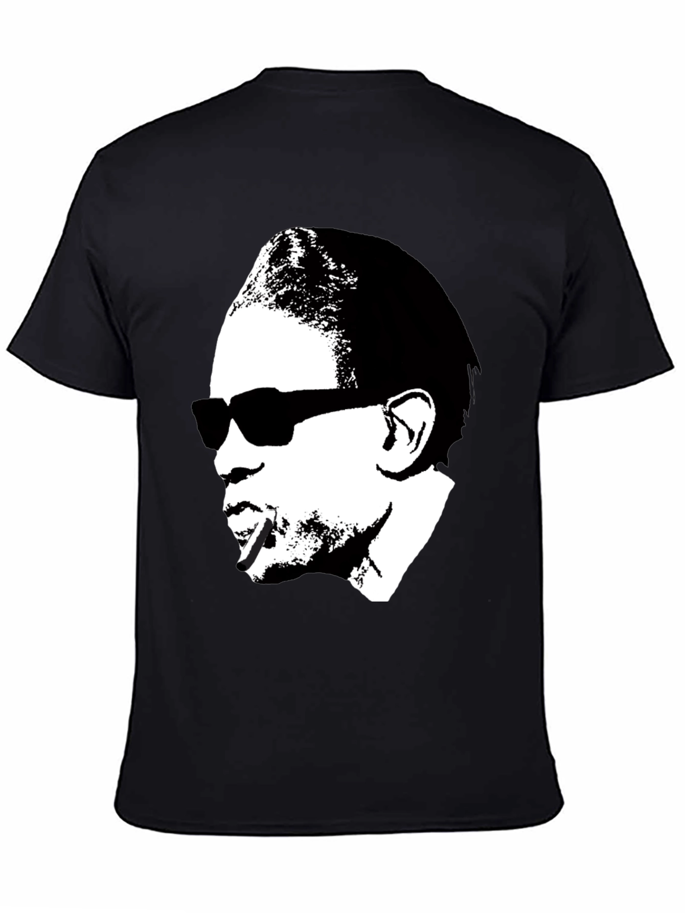 Retro Silhouette Graphic Tee - Black