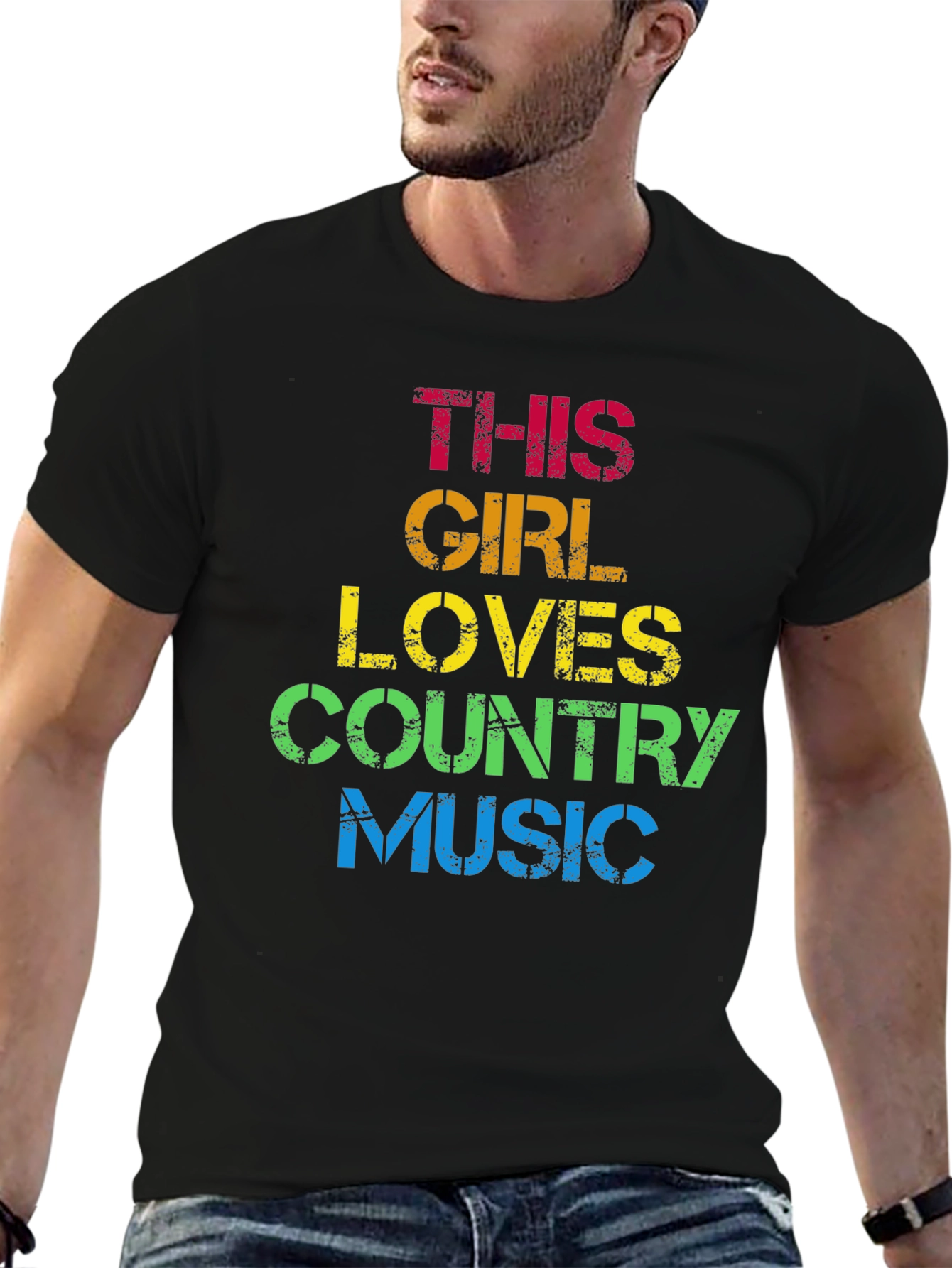 This Girl Loves Country Music T-Shirt