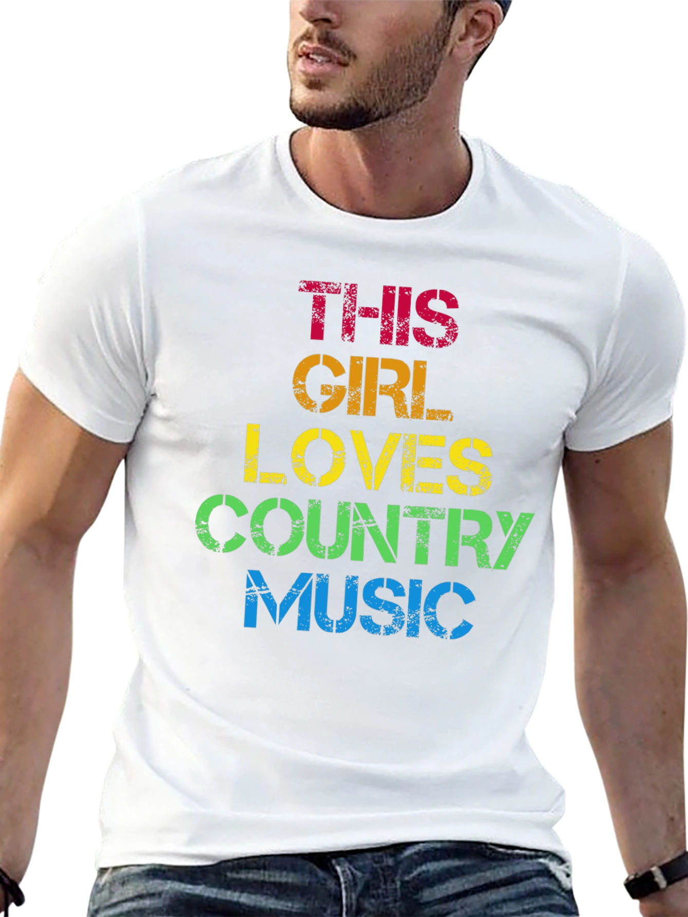This Girl Loves Country Music T-Shirt